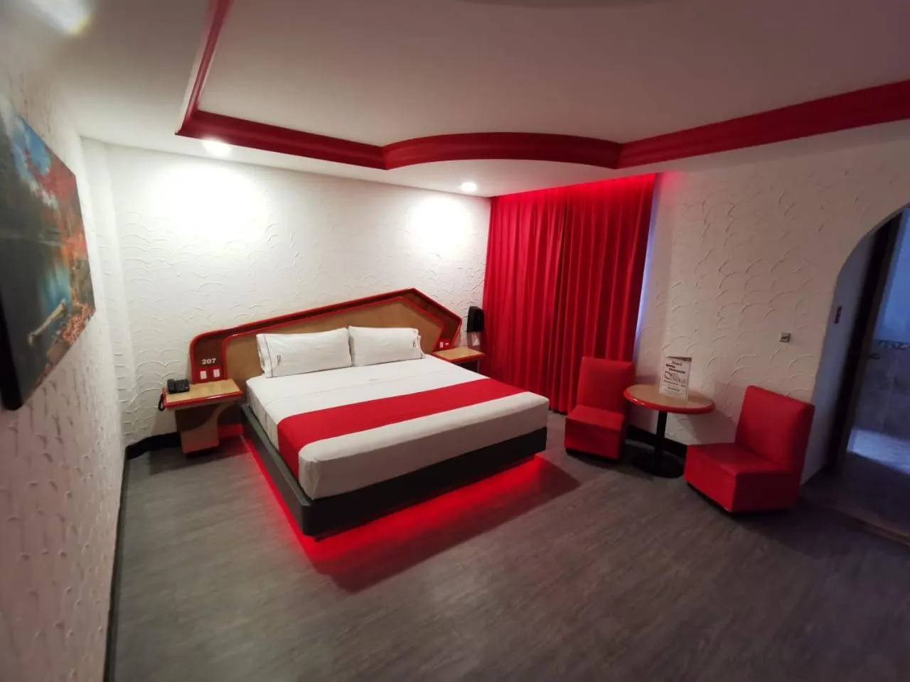 Bed in Hotel Coacalco