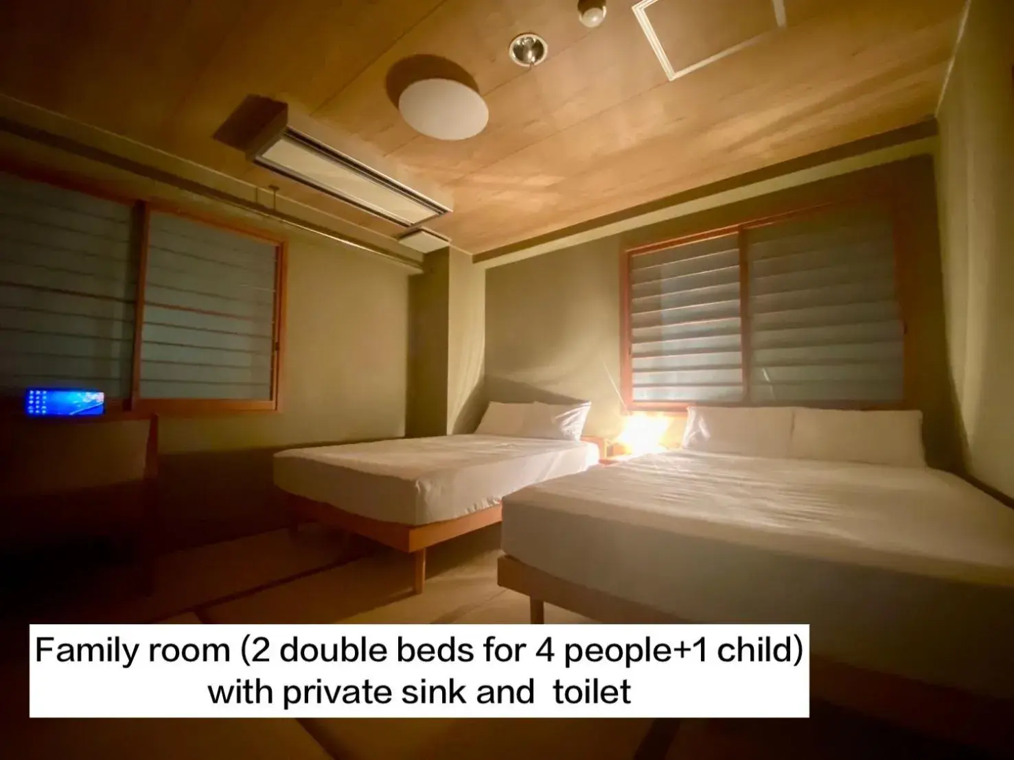 Quadruple Room with Shared Bathroom in Hakuba King Hotel Quadruple Room with Shared Bathroom in Hakuba King Hotel