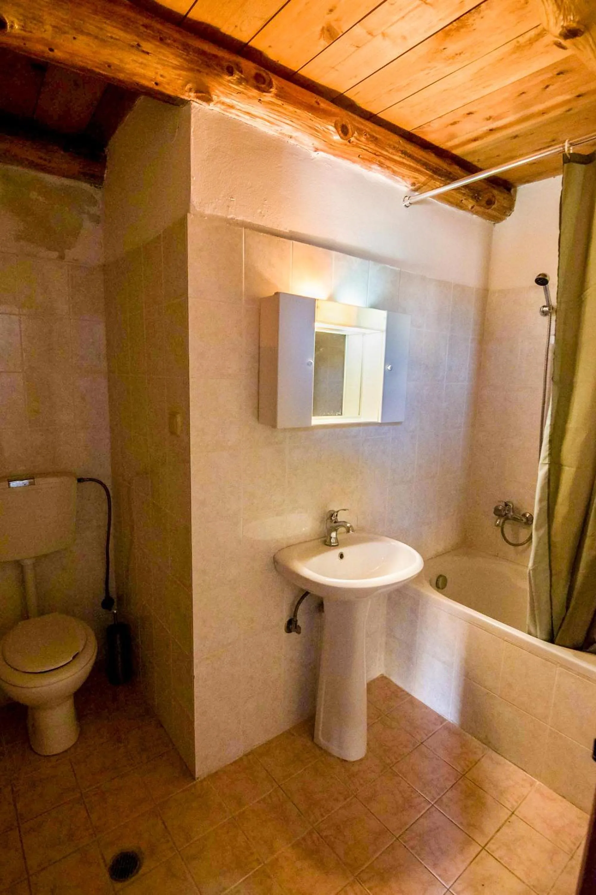 Toilet in Vafes Traditional Stone Houses