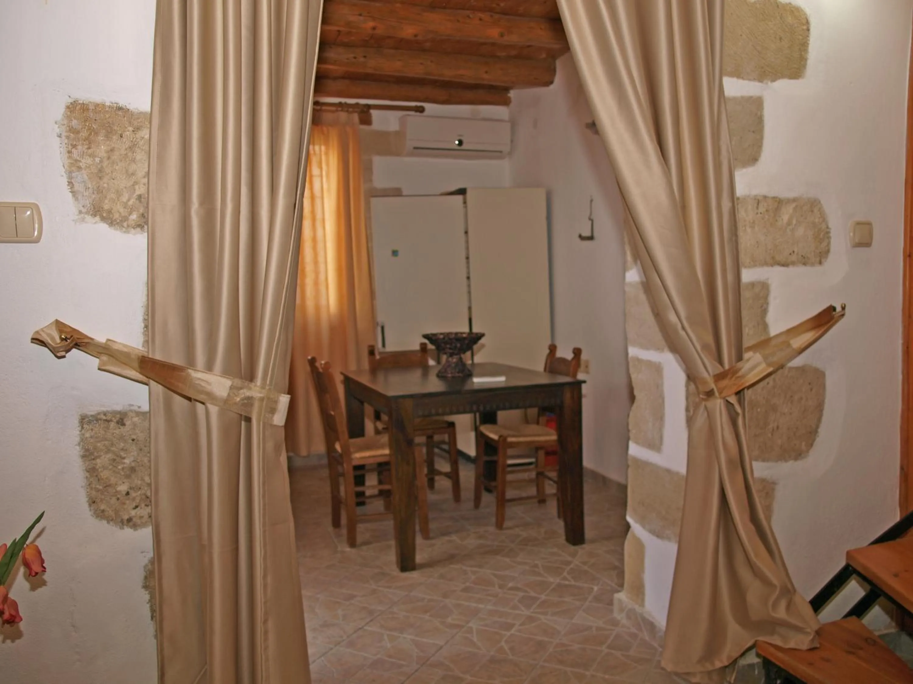 Dining area in Vafes Traditional Stone Houses