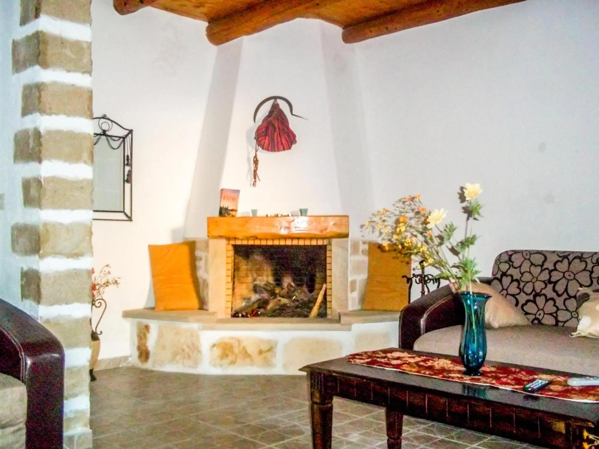 Decorative detail in Vafes Traditional Stone Houses