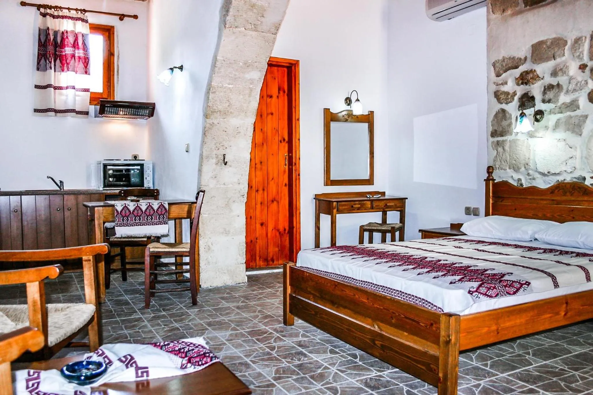 Toilet, Bed in Vafes Traditional Stone Houses