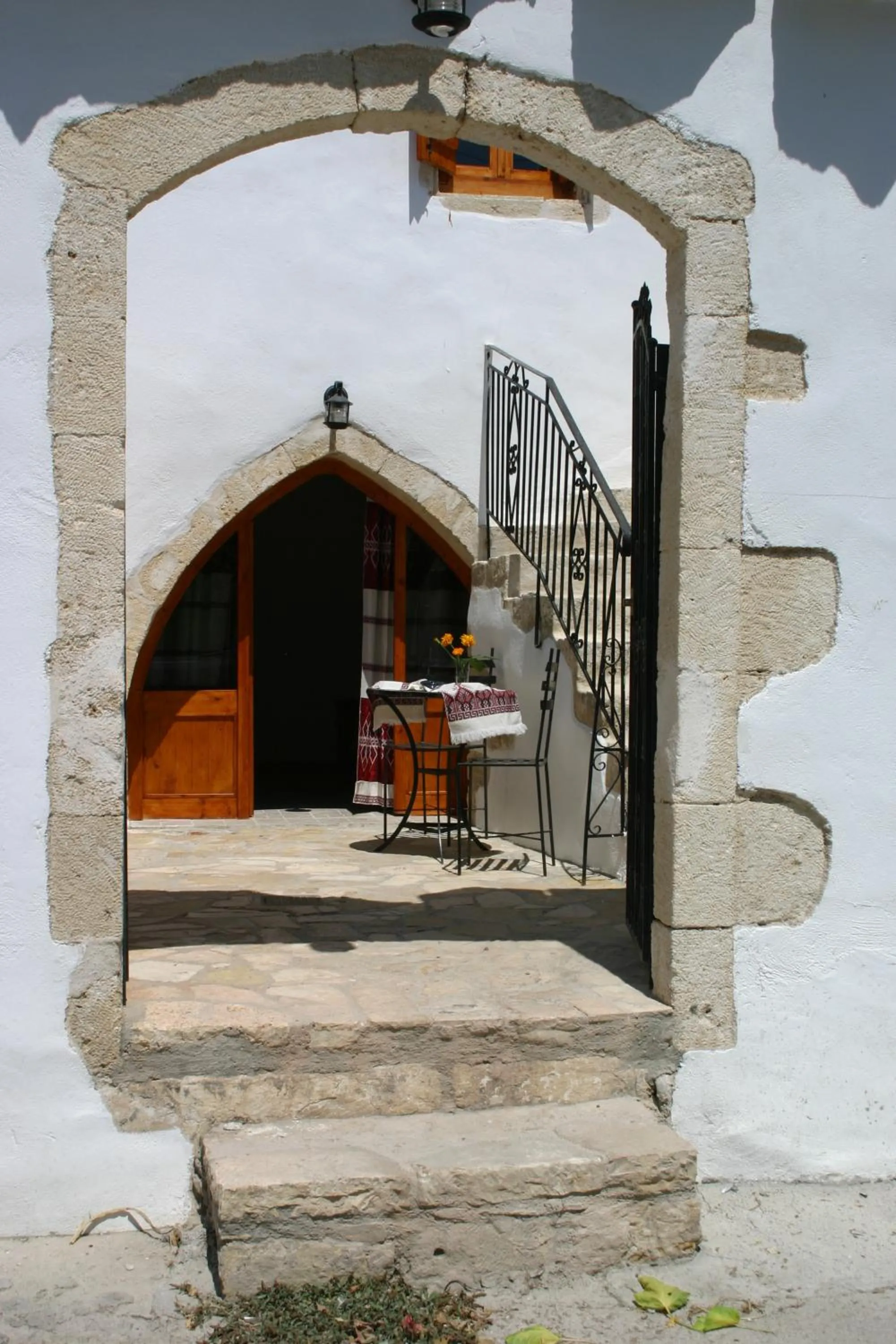 Facade/entrance in Vafes Traditional Stone Houses