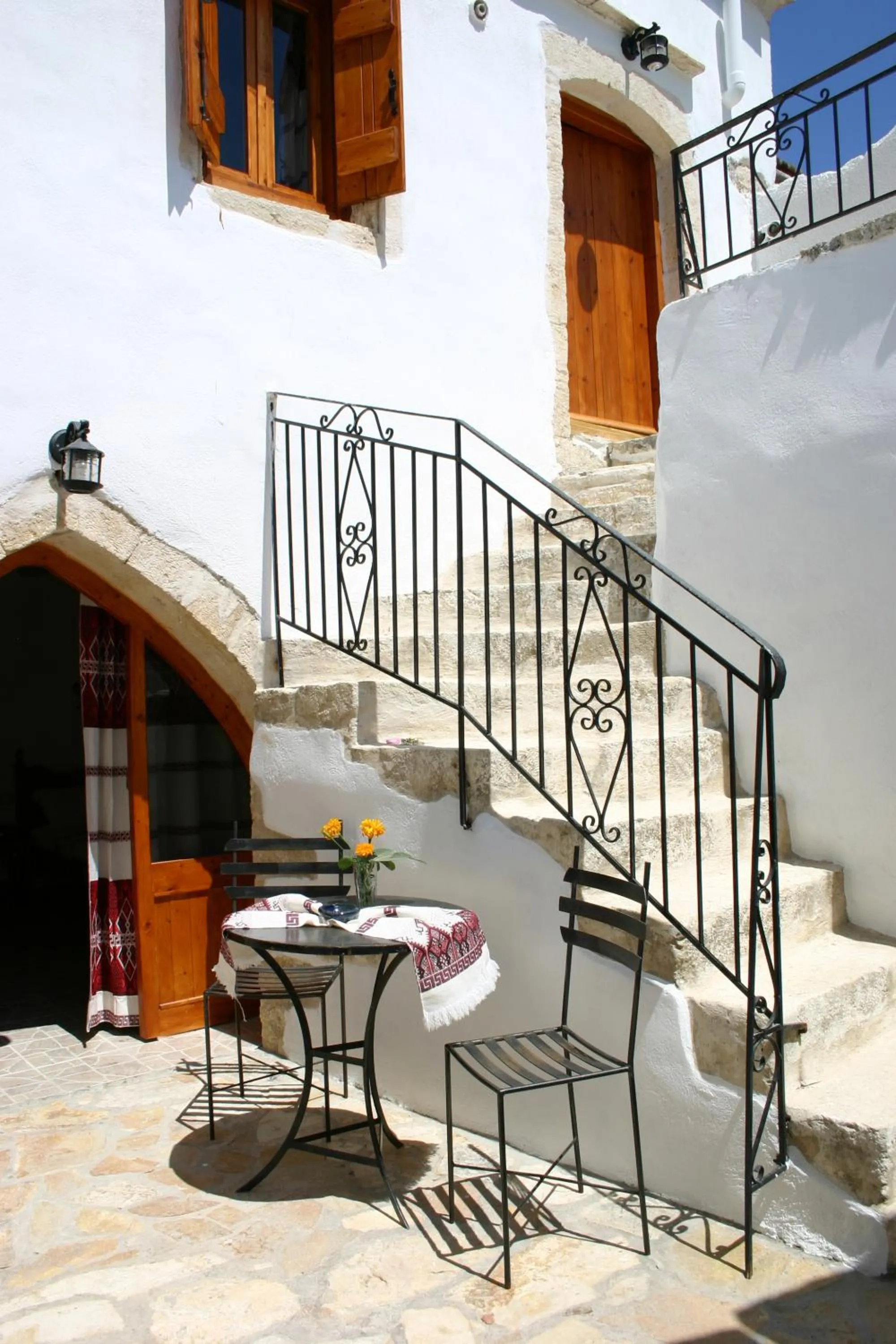 Facade/entrance in Vafes Traditional Stone Houses