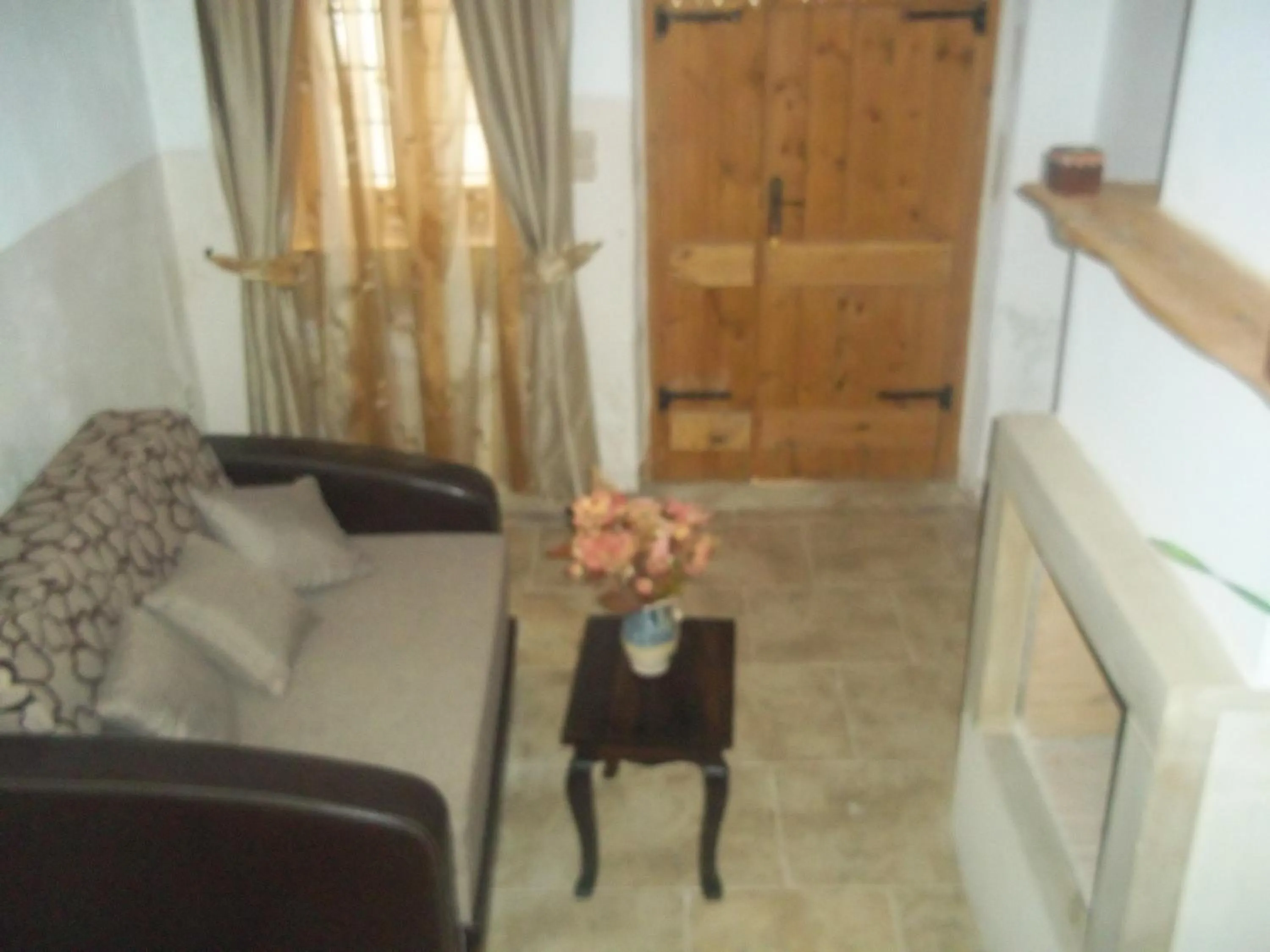 Seating area in Vafes Traditional Stone Houses