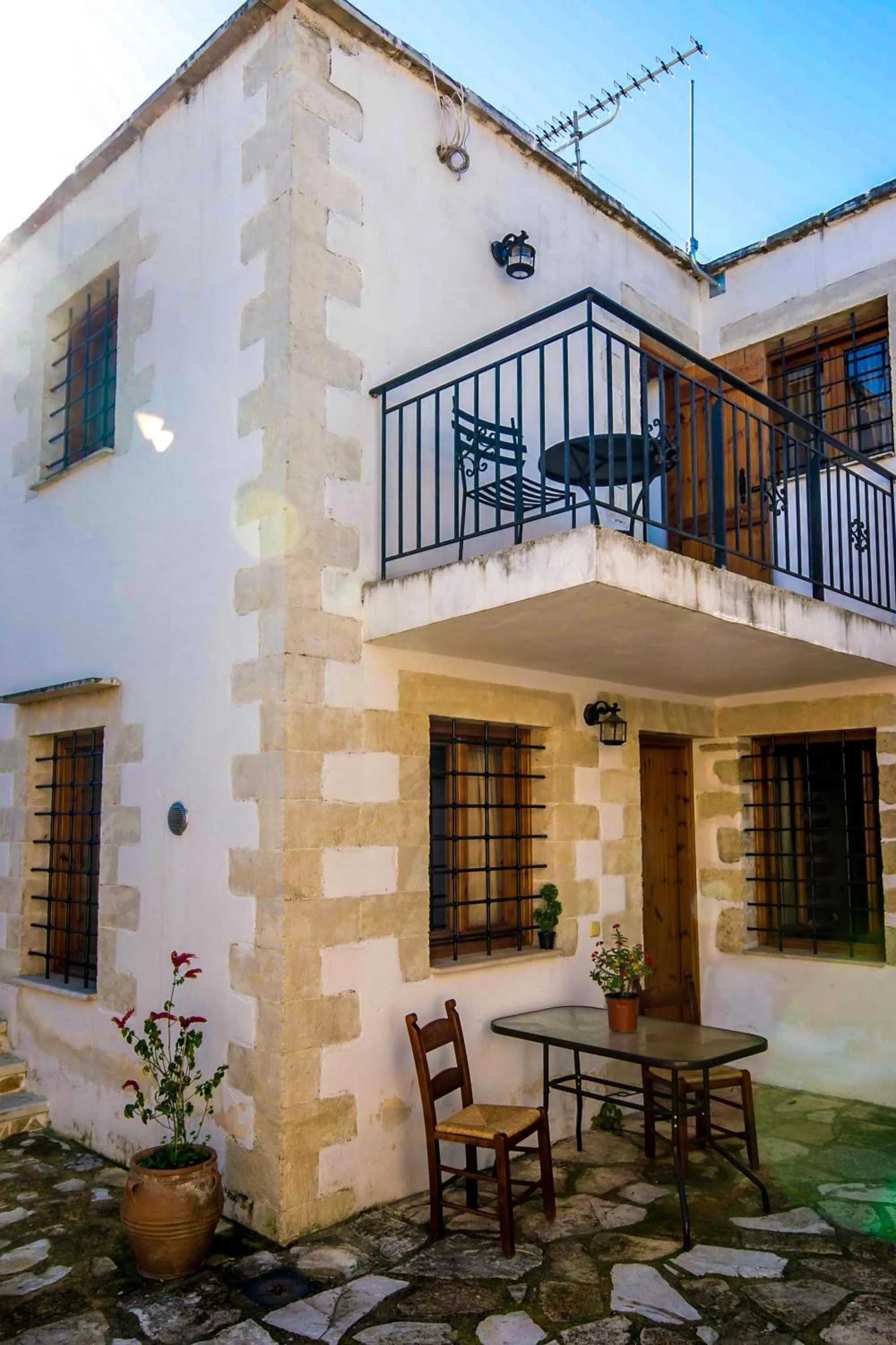 Patio in Vafes Traditional Stone Houses