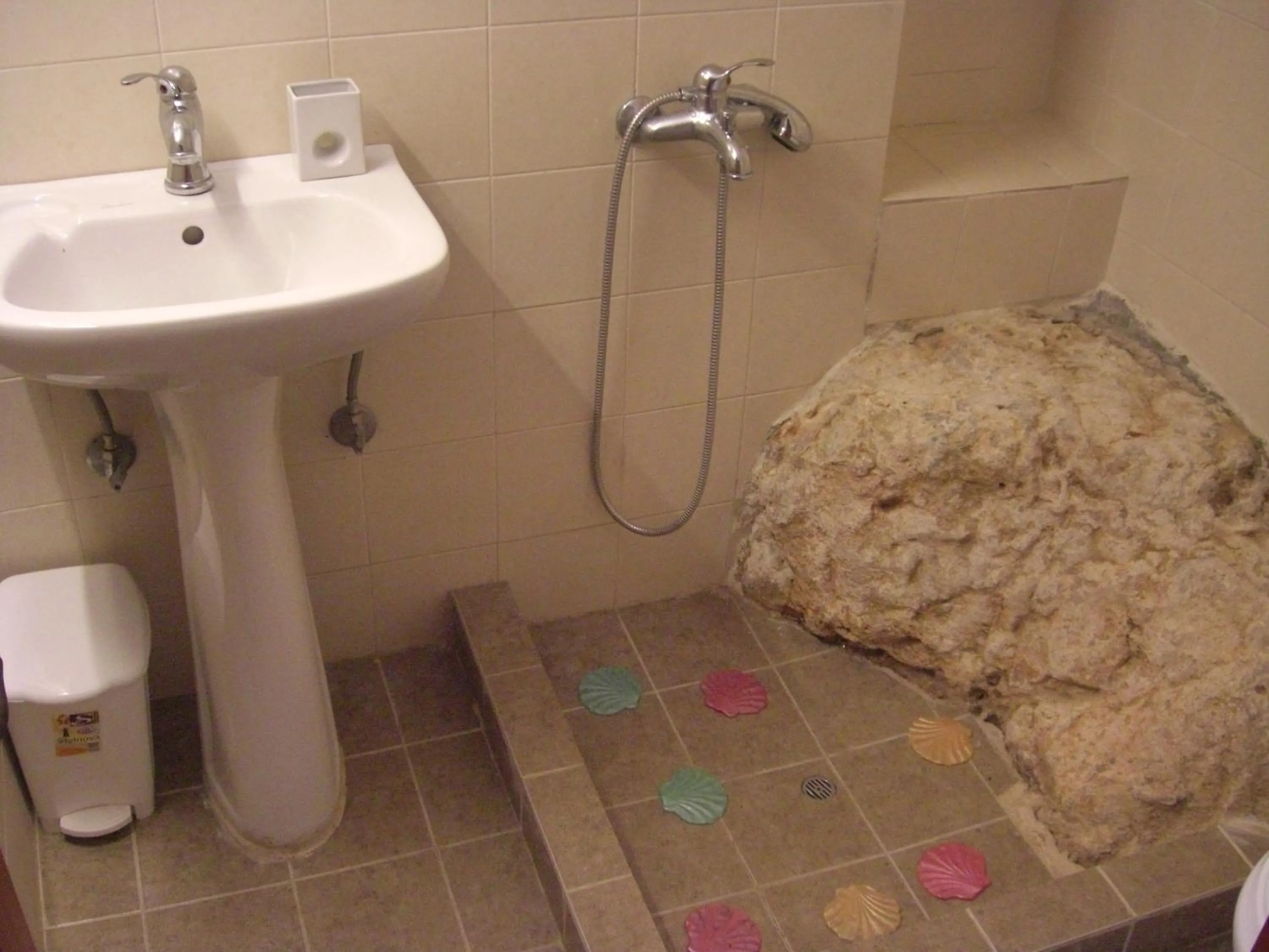 Shower in Patriko Traditional Stone Houses