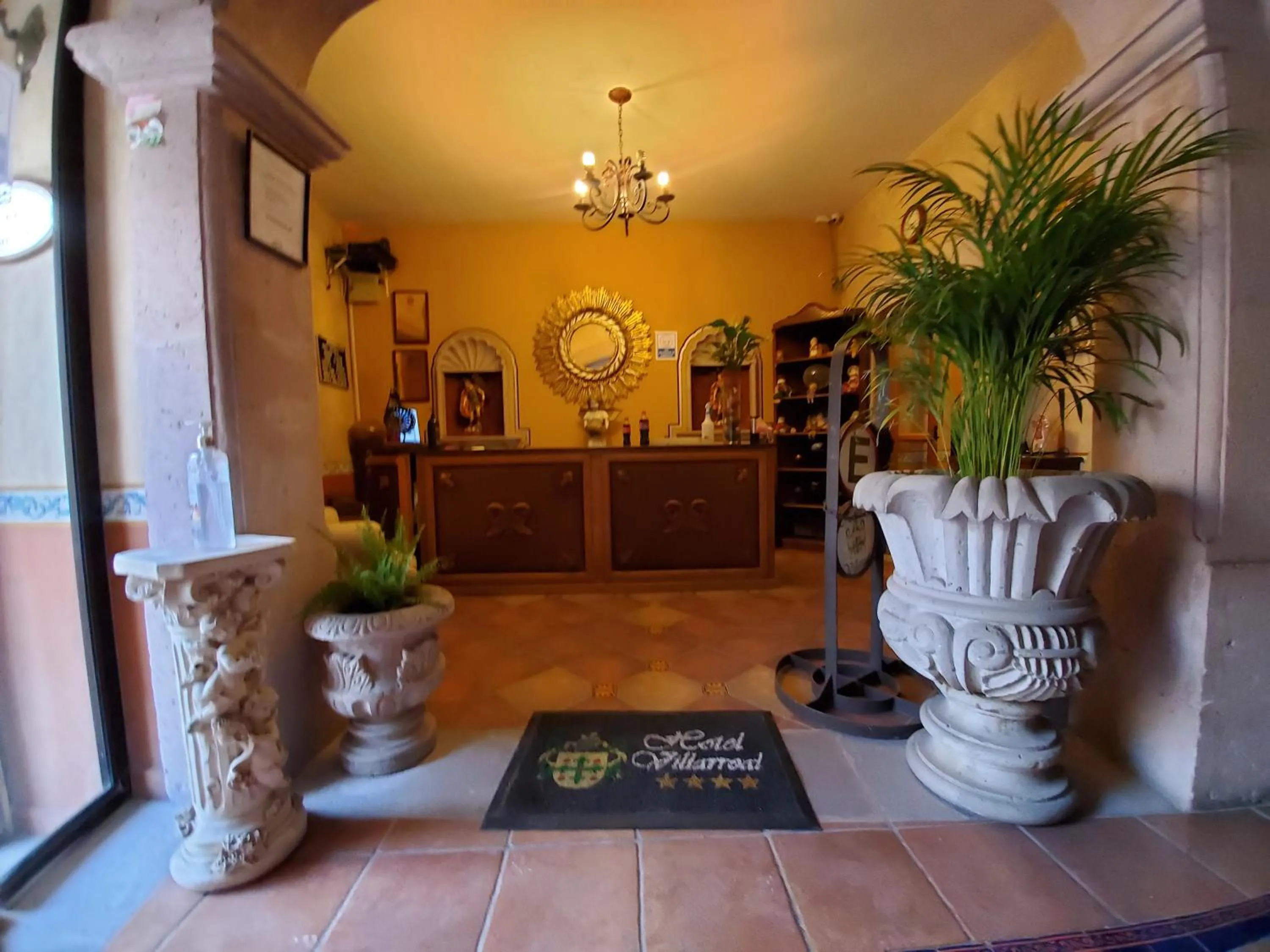 Lobby or reception in Hotel Villarreal