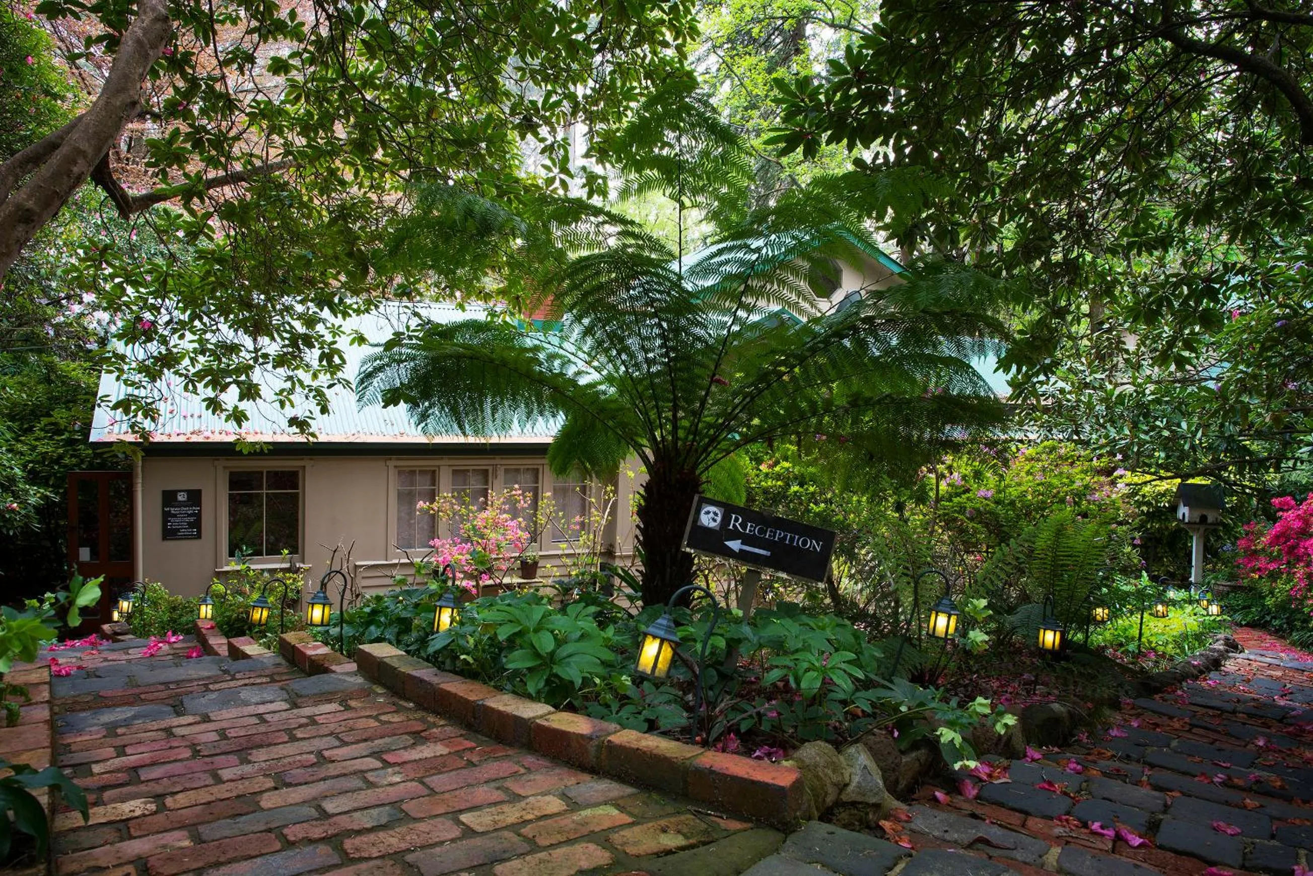 Property building in Linden Gardens Rainforest Retreat