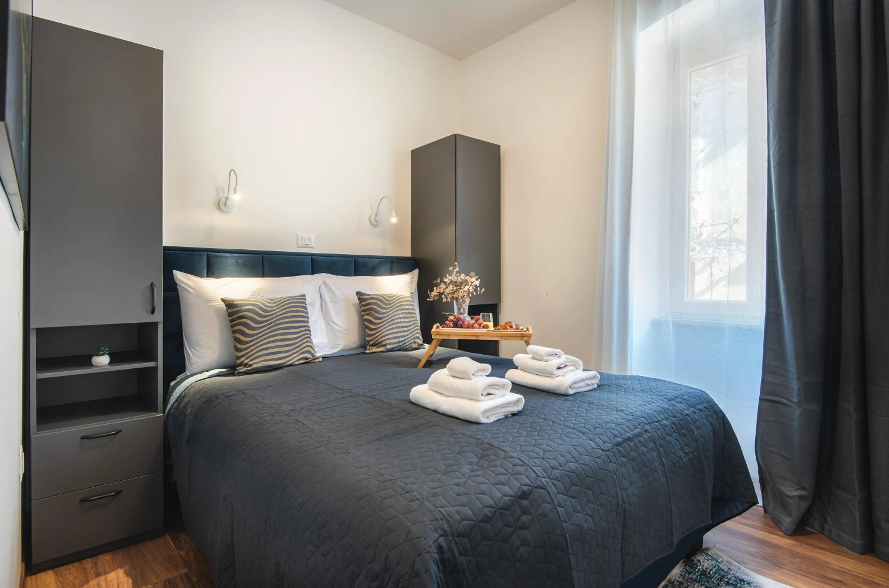 Bedroom, Bed in D&A Central Luxury Apartments with FREE Parking