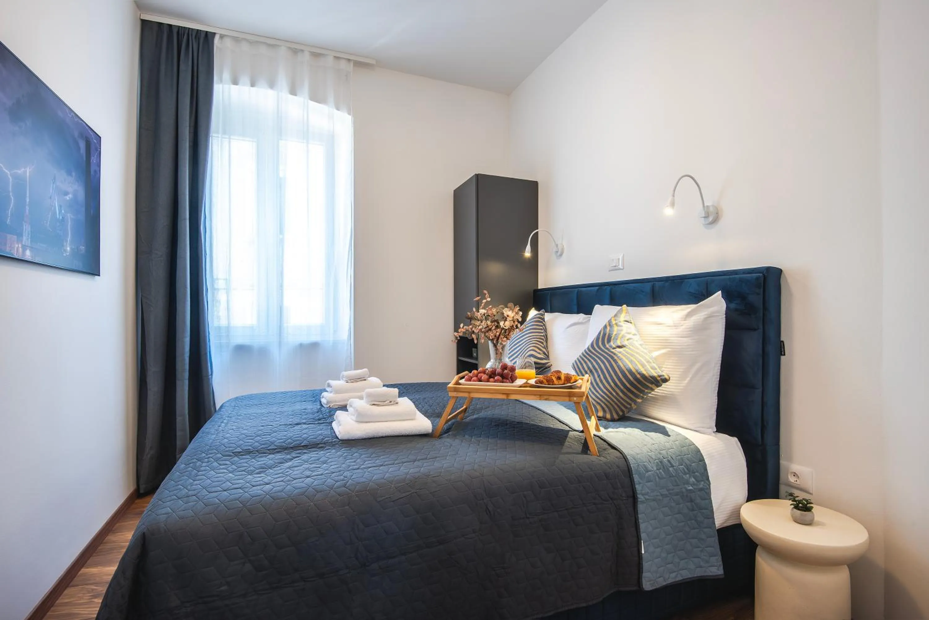 Bedroom, Bed in D&A Central Luxury Apartments with FREE Parking