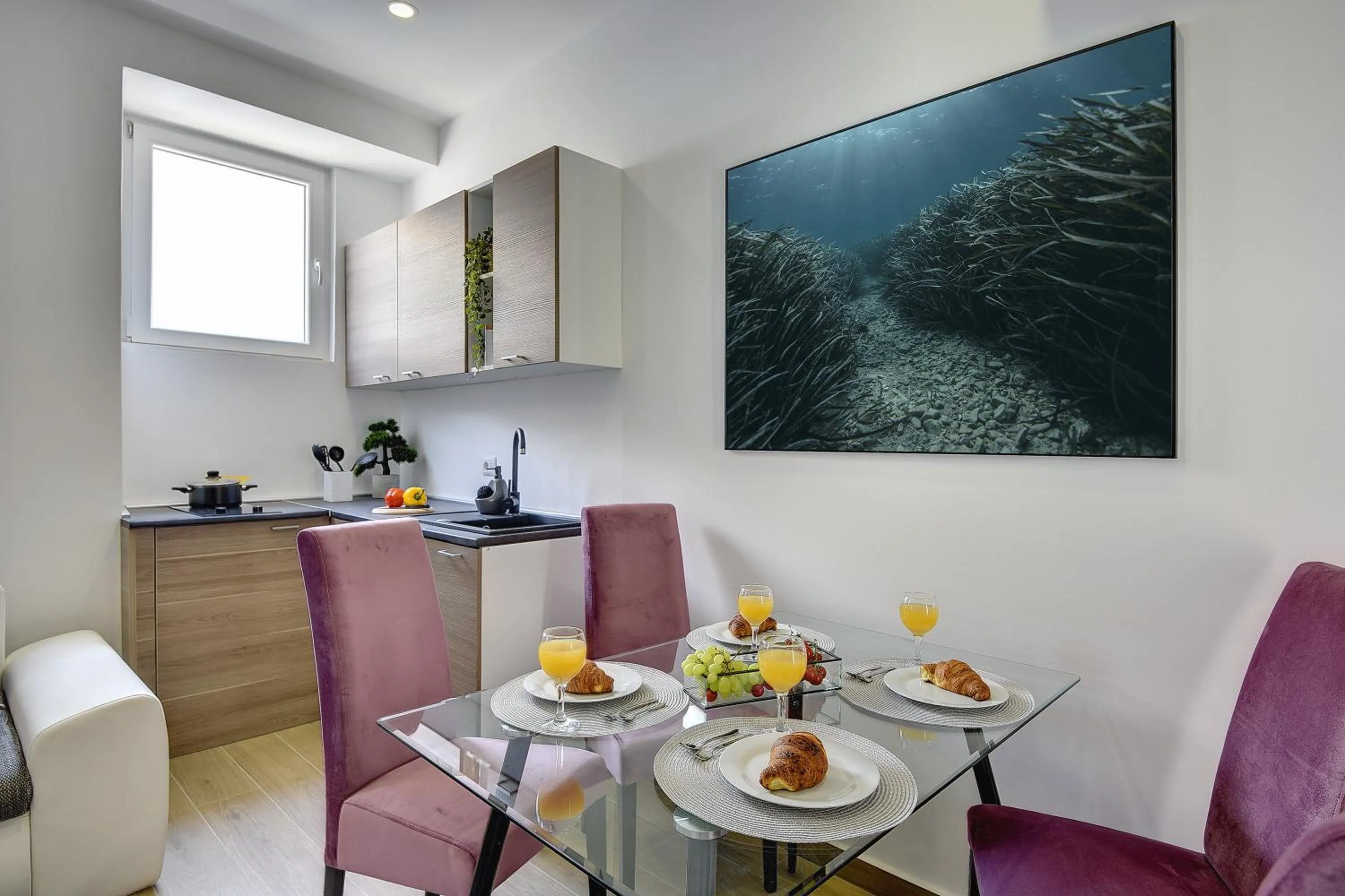 Food close-up in D&A Central Luxury Apartments with FREE Parking