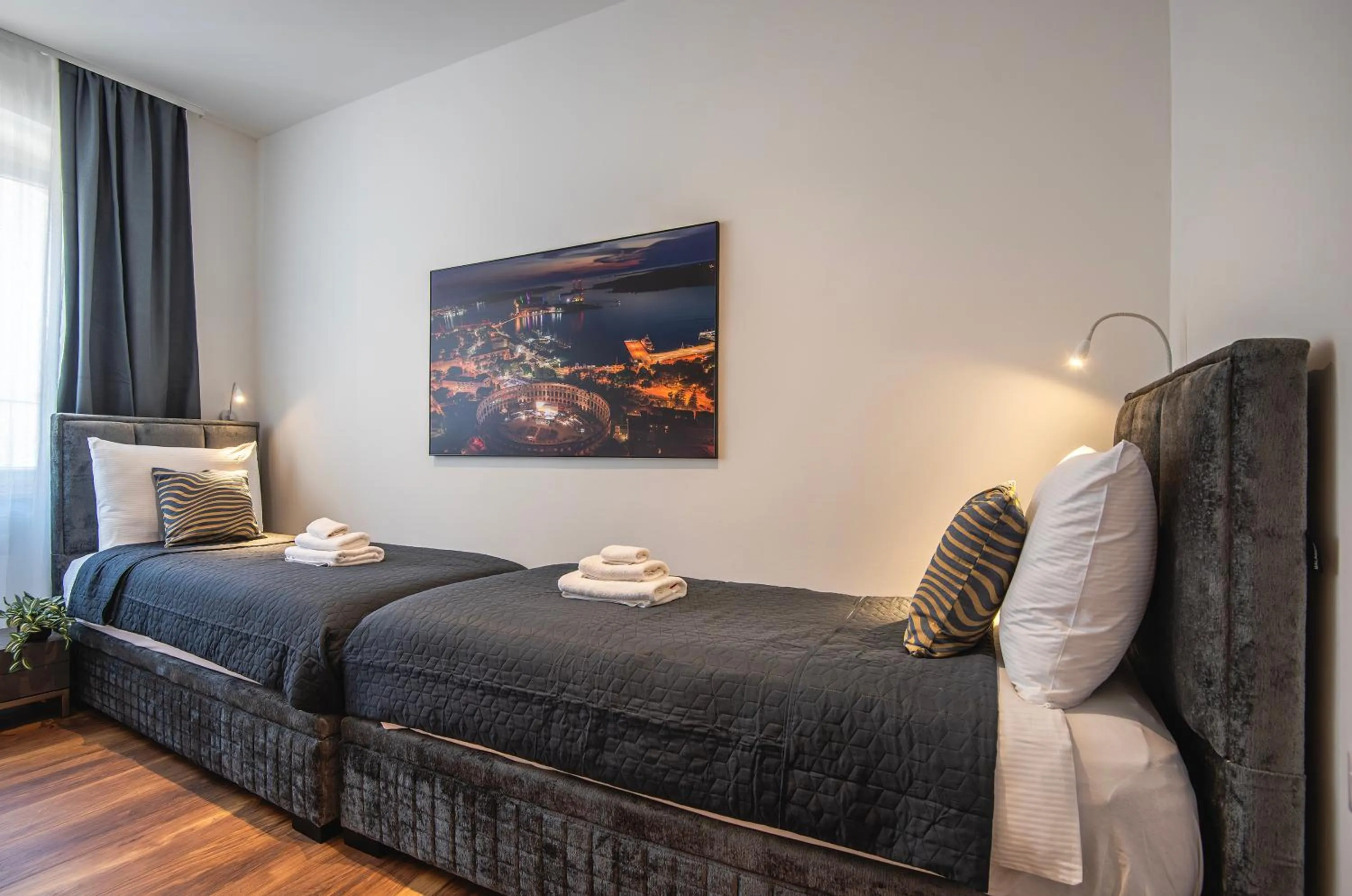 Bedroom, Bed in D&A Central Luxury Apartments with FREE Parking