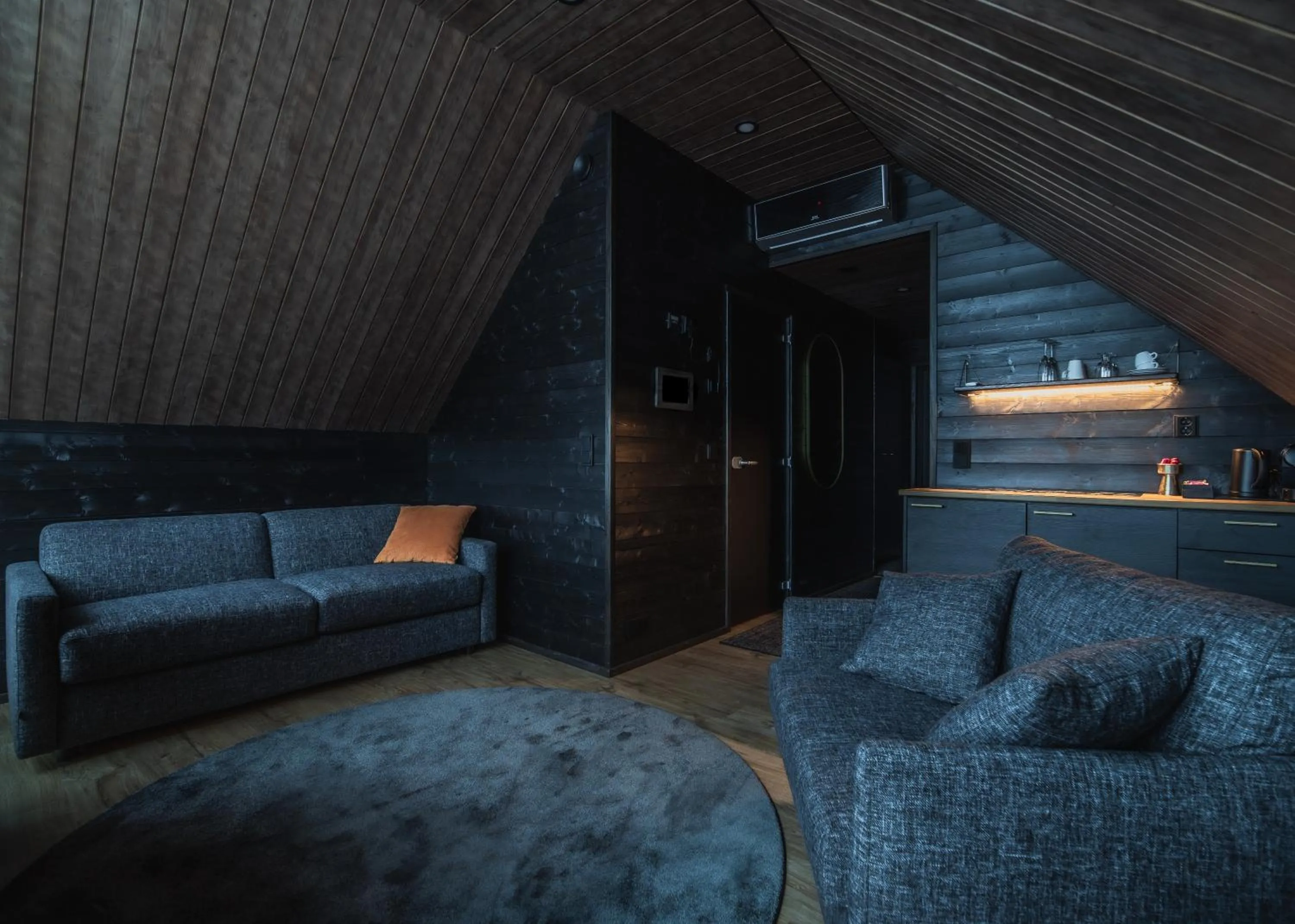 Living room in Northern Lights Village Pyhä