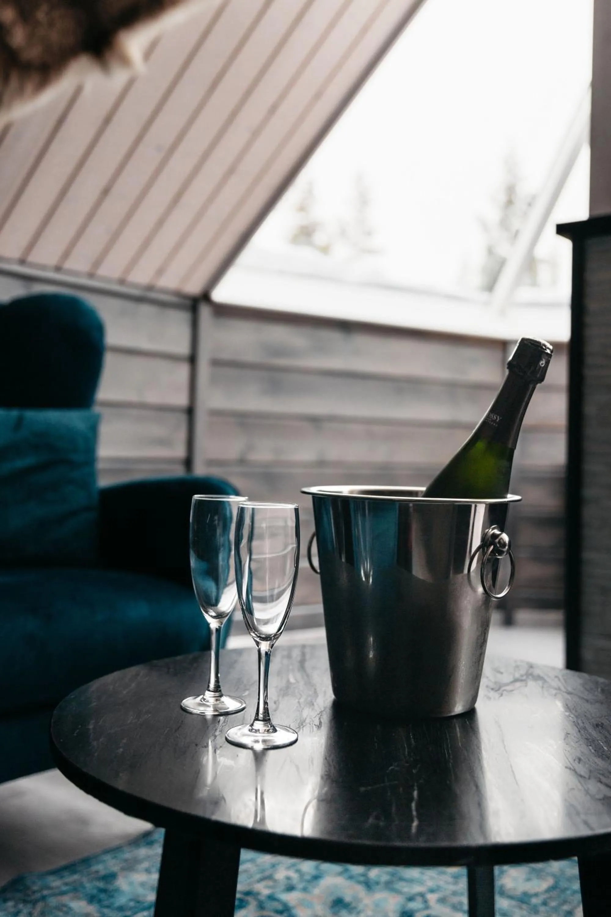 Food and drinks in Northern Lights Village Pyhä