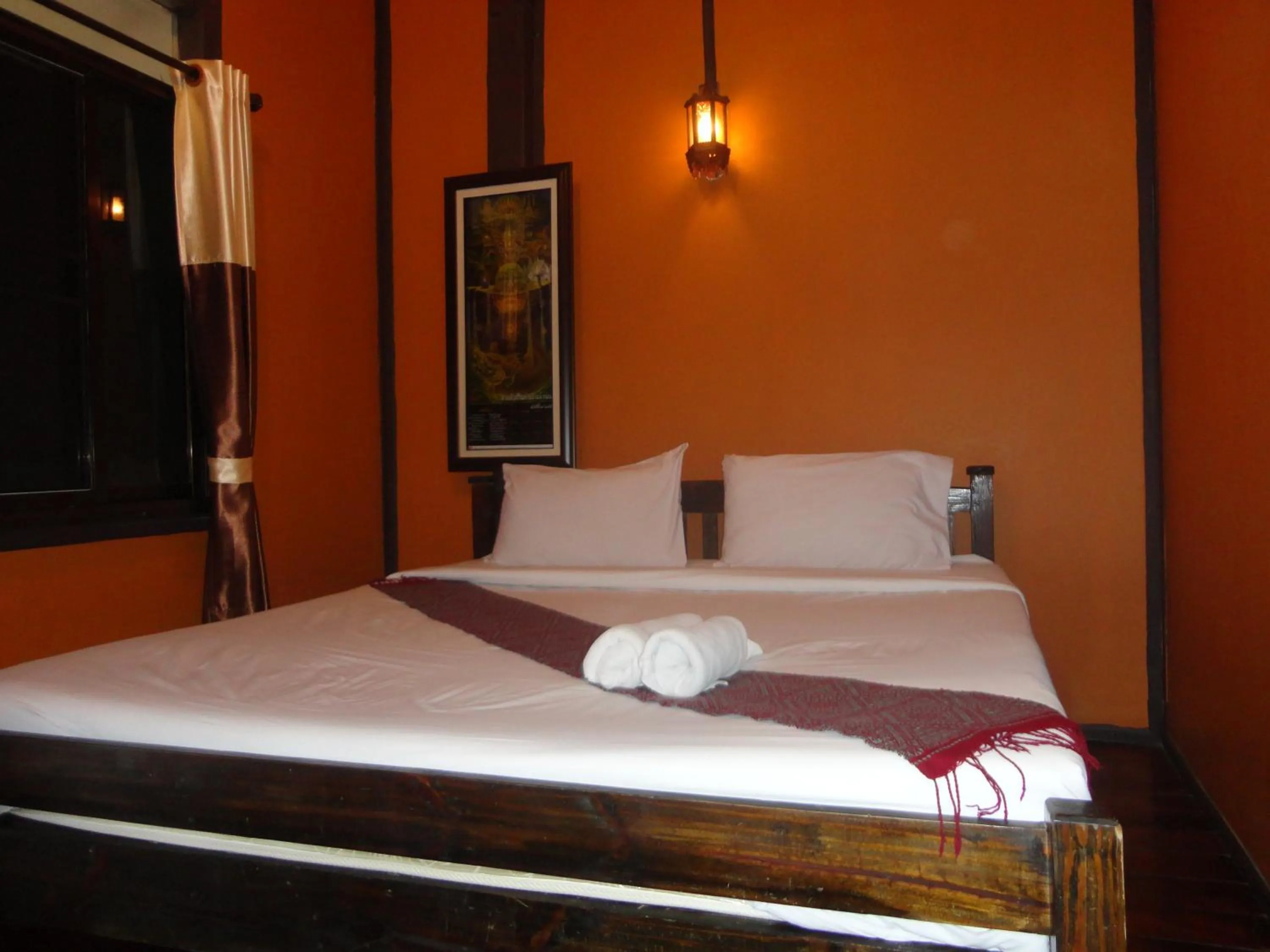 Bed in Baanfai Guesthouse Chiangkhong