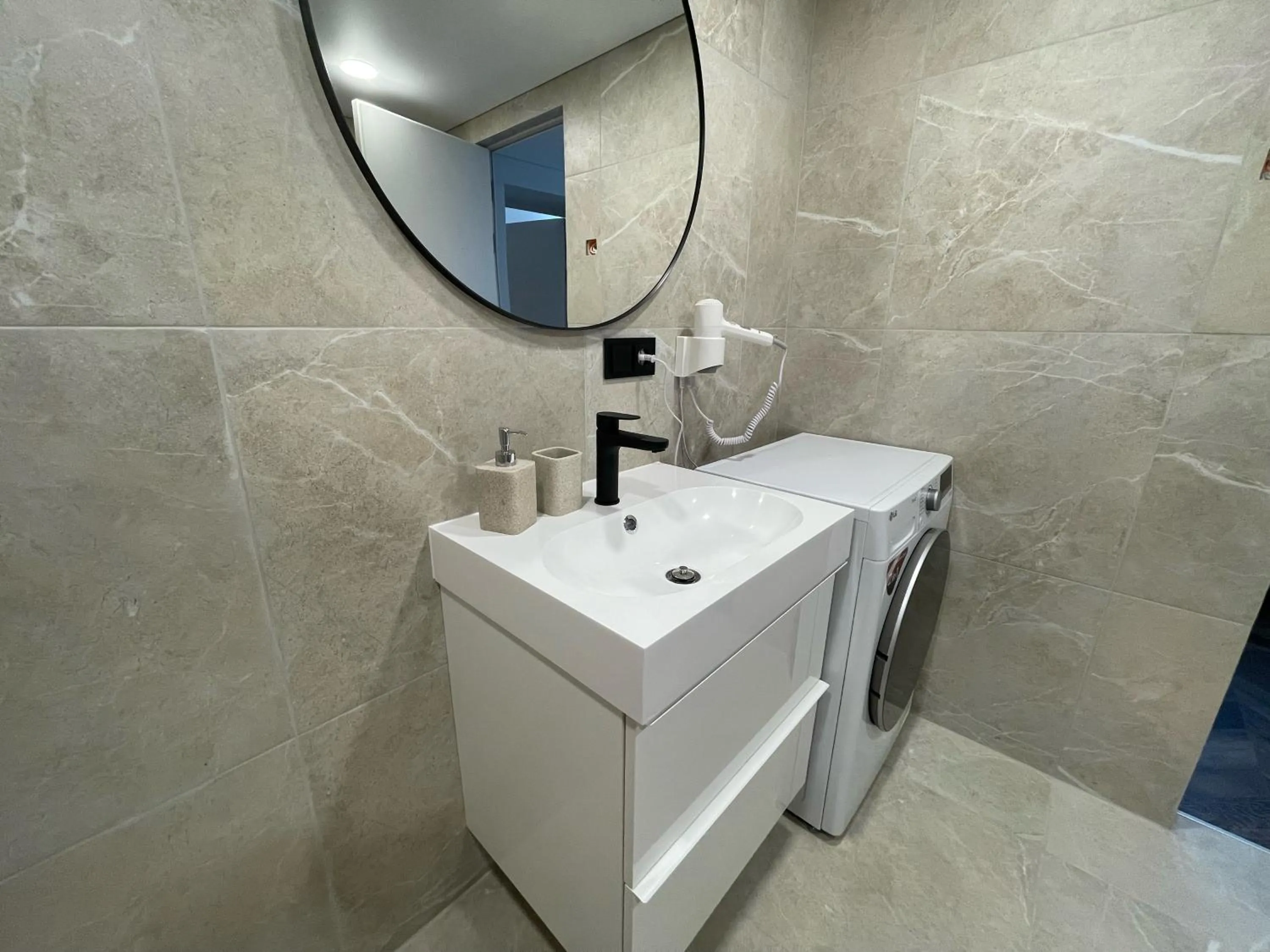 Bathroom in Viešbutis Prie Fontano