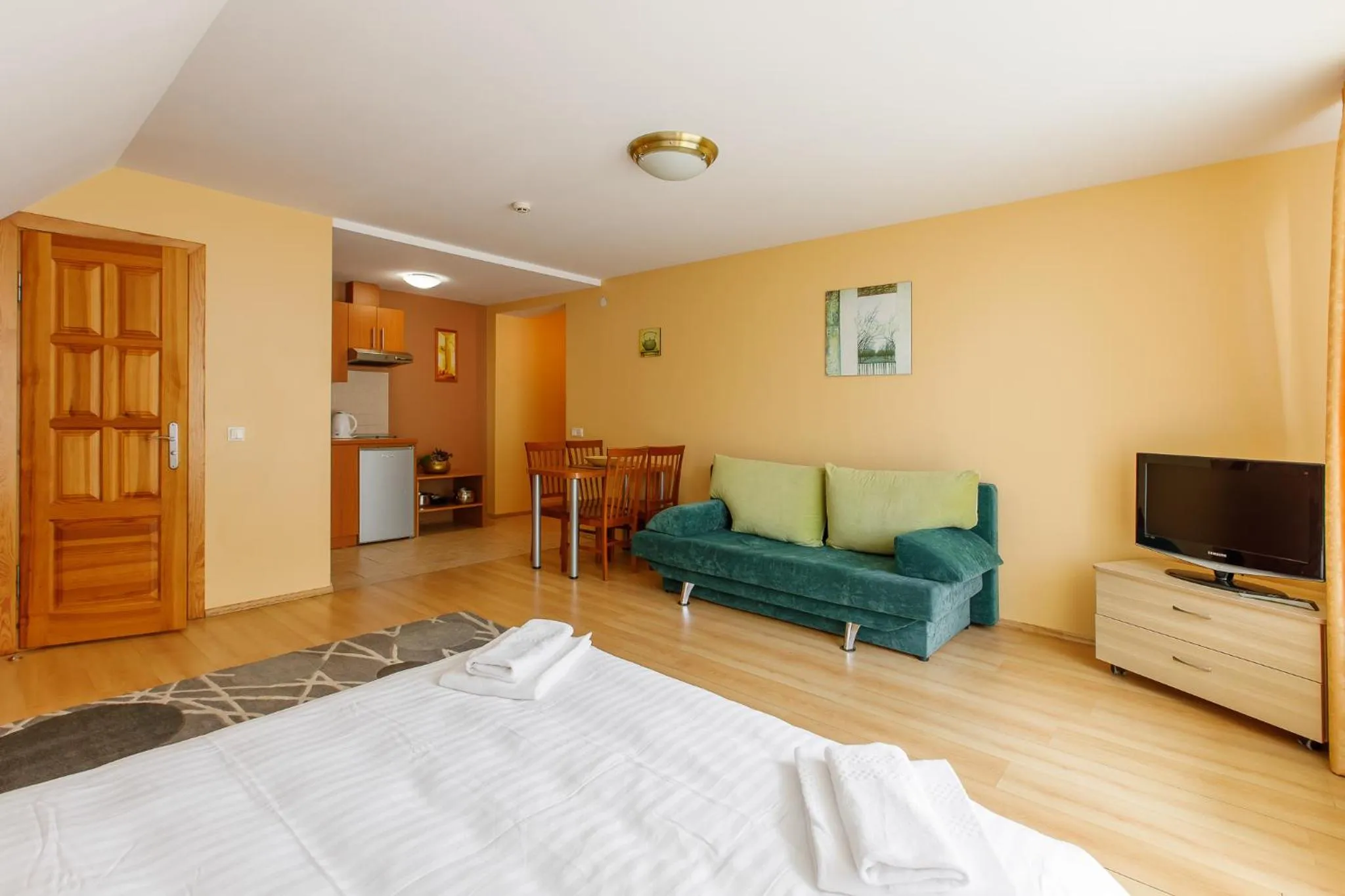 Photo of the whole room, Bed in Viešbutis Prie Fontano