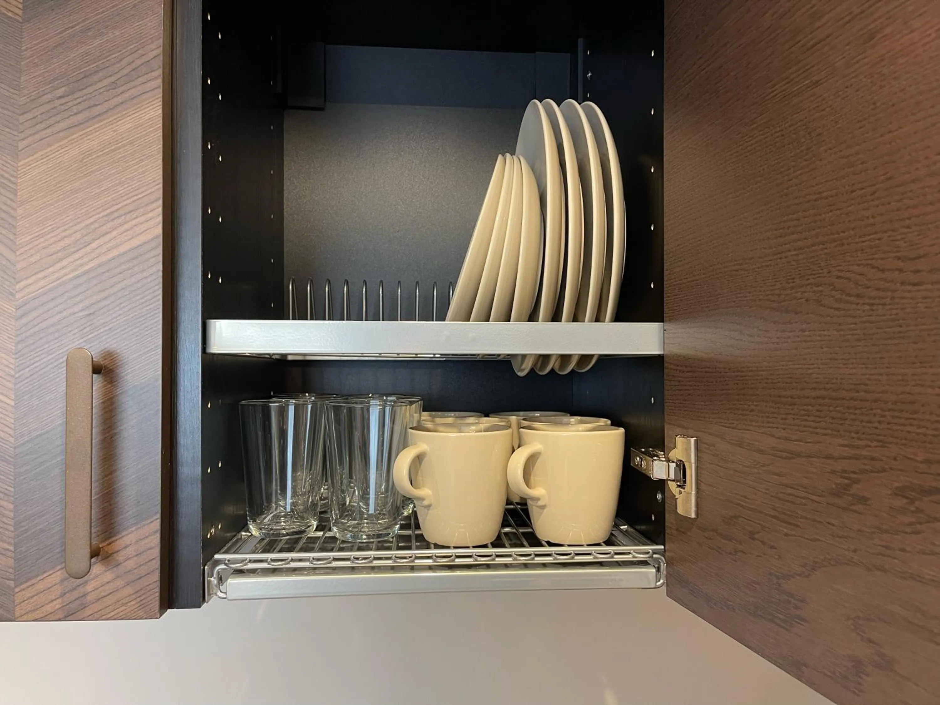 Kitchen or kitchenette in Viešbutis Prie Fontano