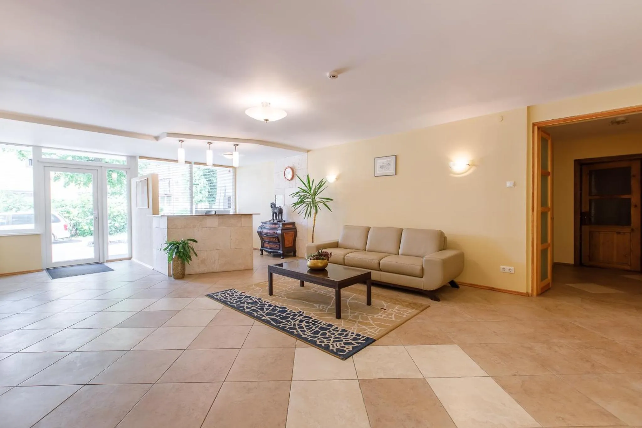 Lobby or reception in Viešbutis Prie Fontano