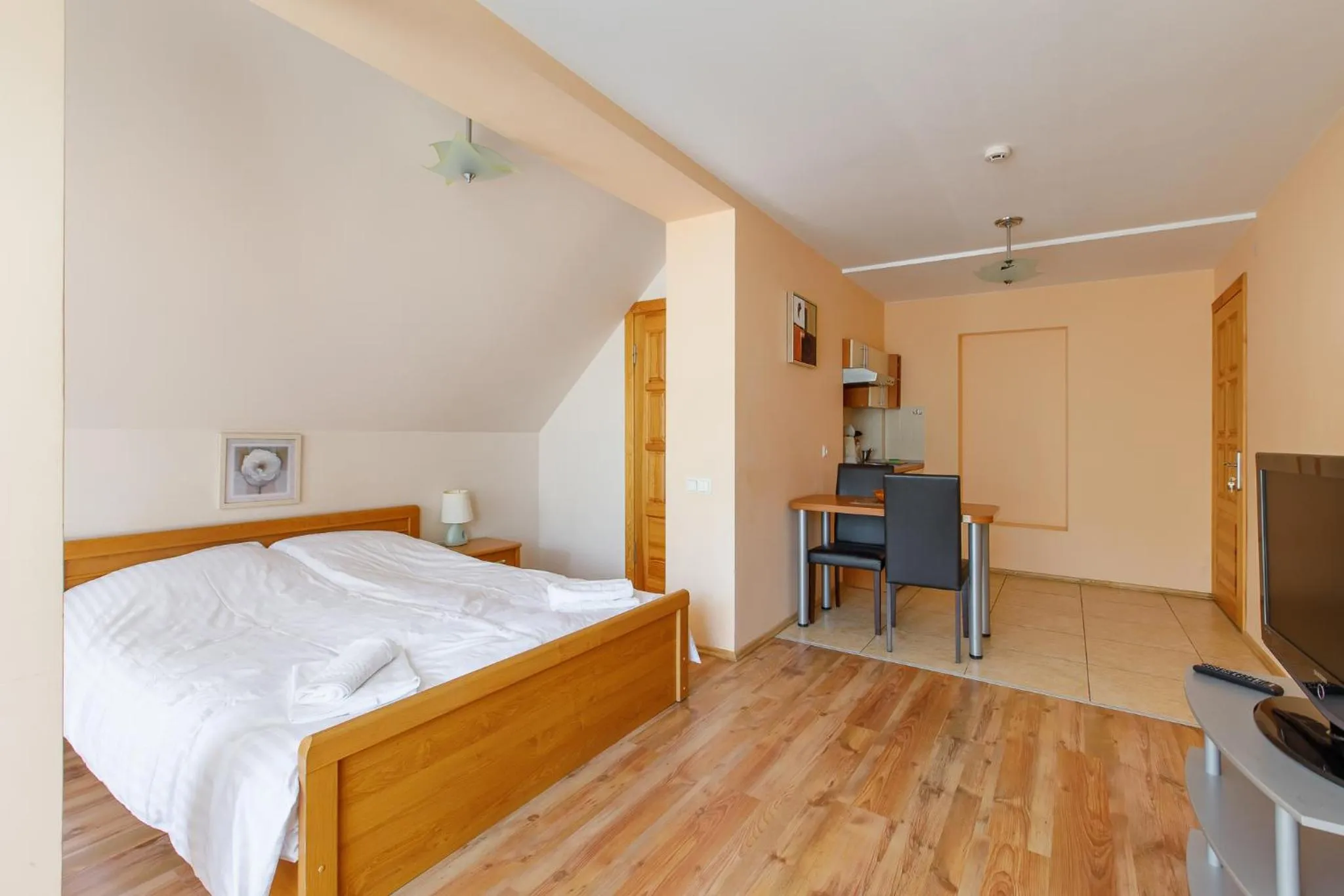 Photo of the whole room, Bed in Viešbutis Prie Fontano