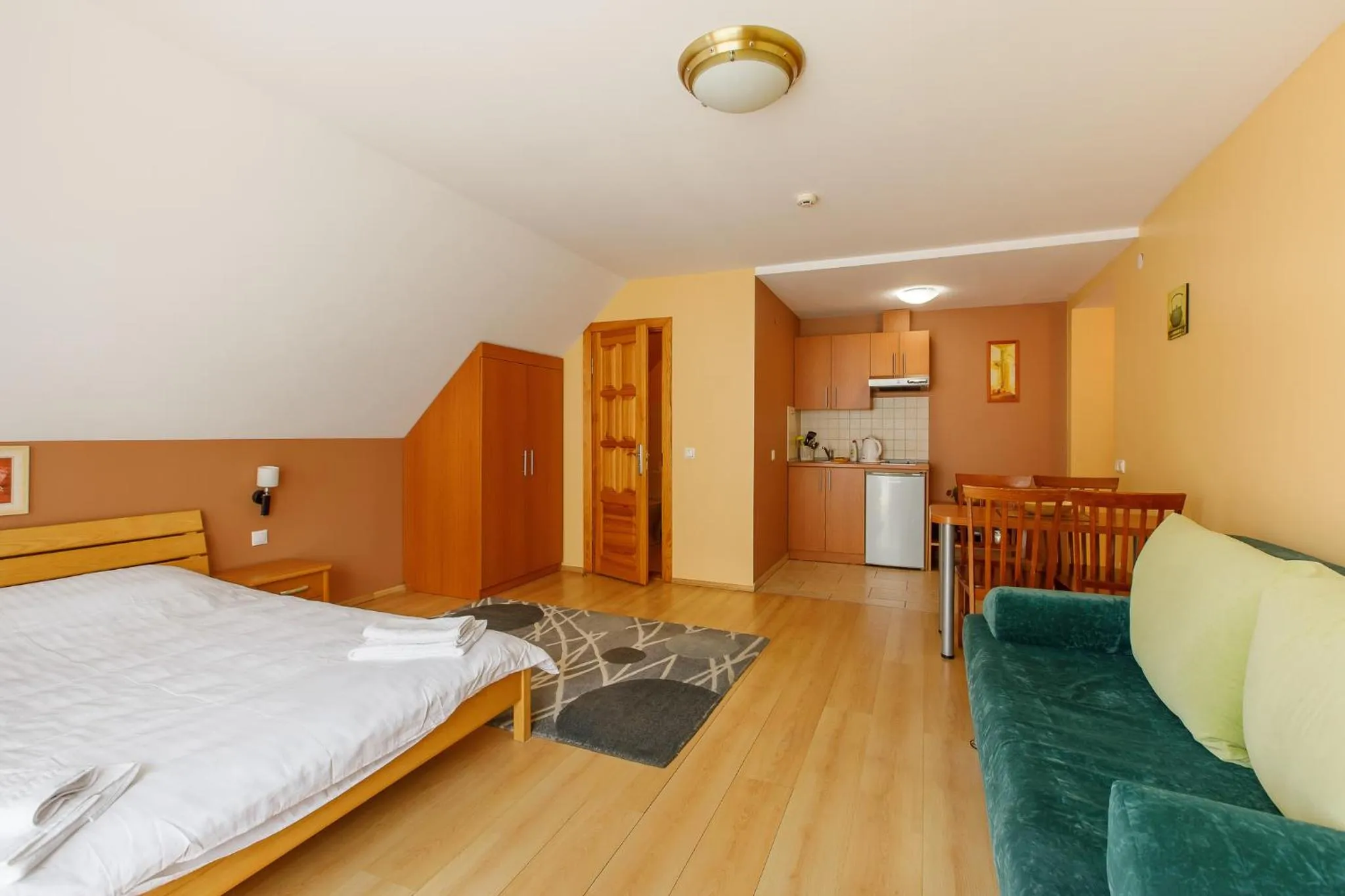 Photo of the whole room, Bed in Viešbutis Prie Fontano