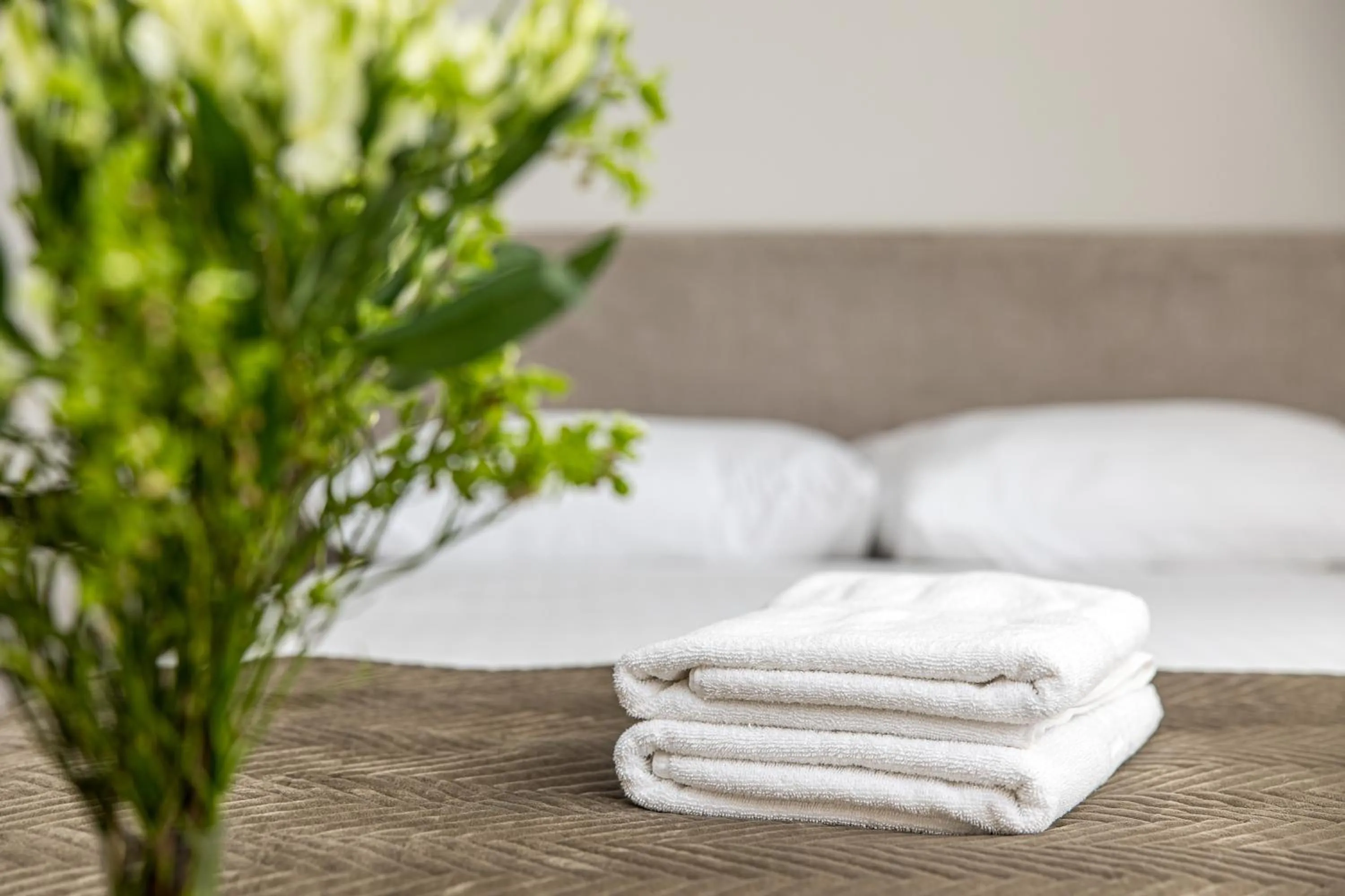 Bed in Viešbutis Prie Fontano