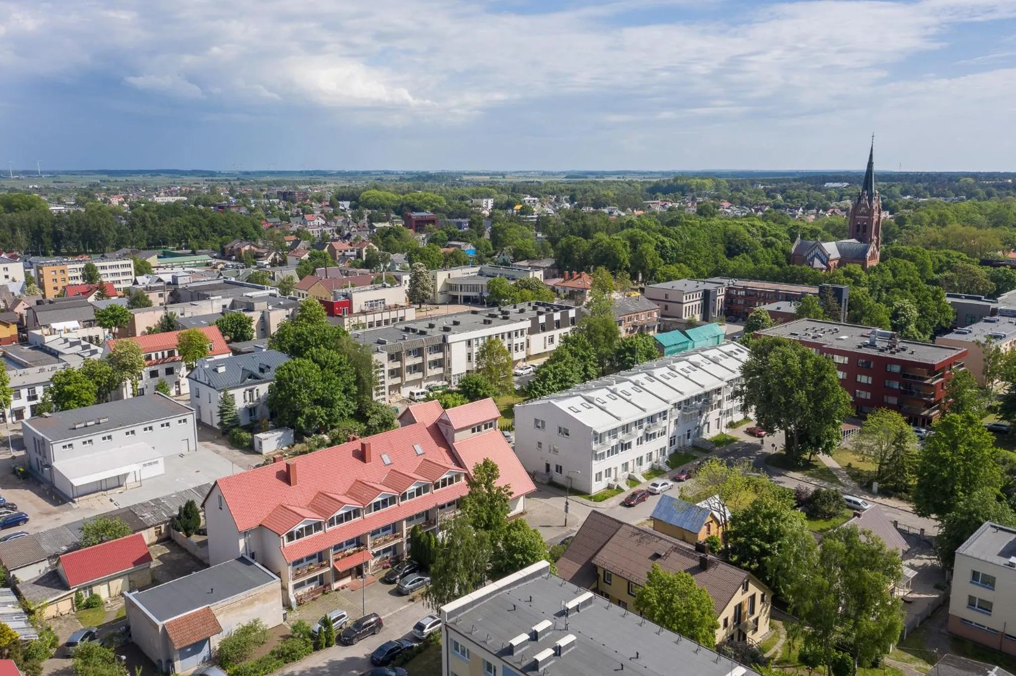 Bird's eye view in Viešbutis Prie Fontano