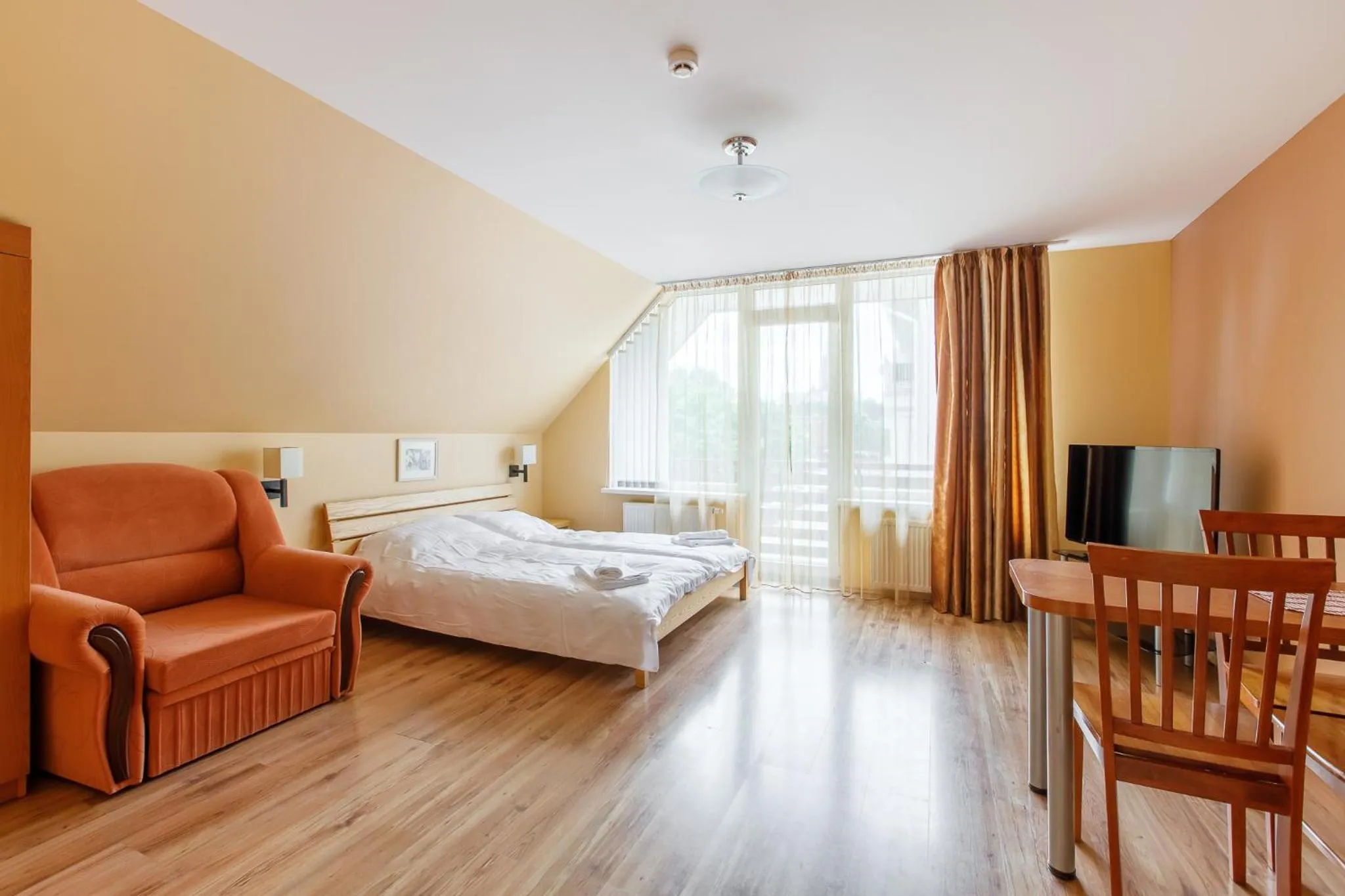 Photo of the whole room, Bed in Viešbutis Prie Fontano