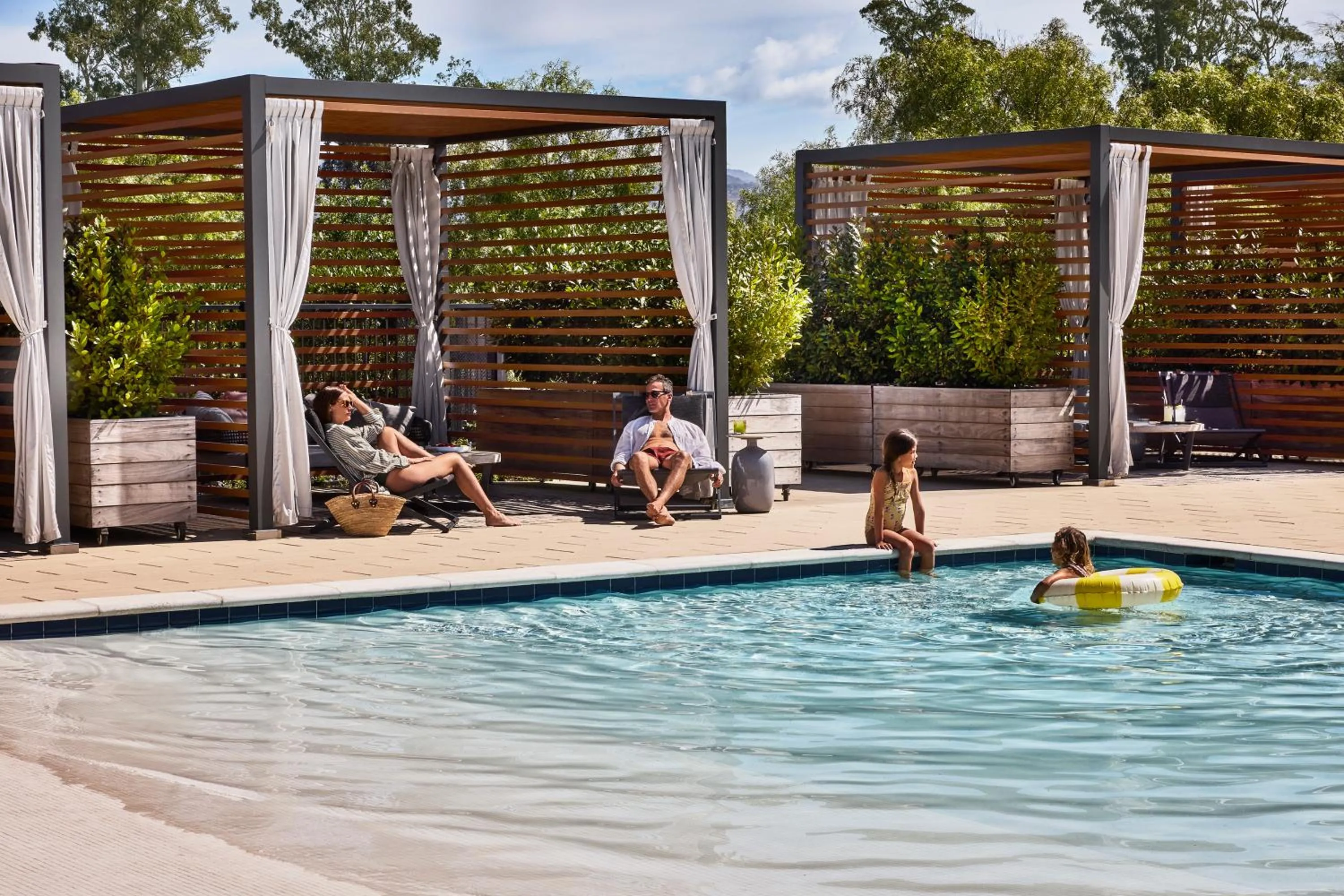 Pool view in Stanly Ranch, Auberge Collection