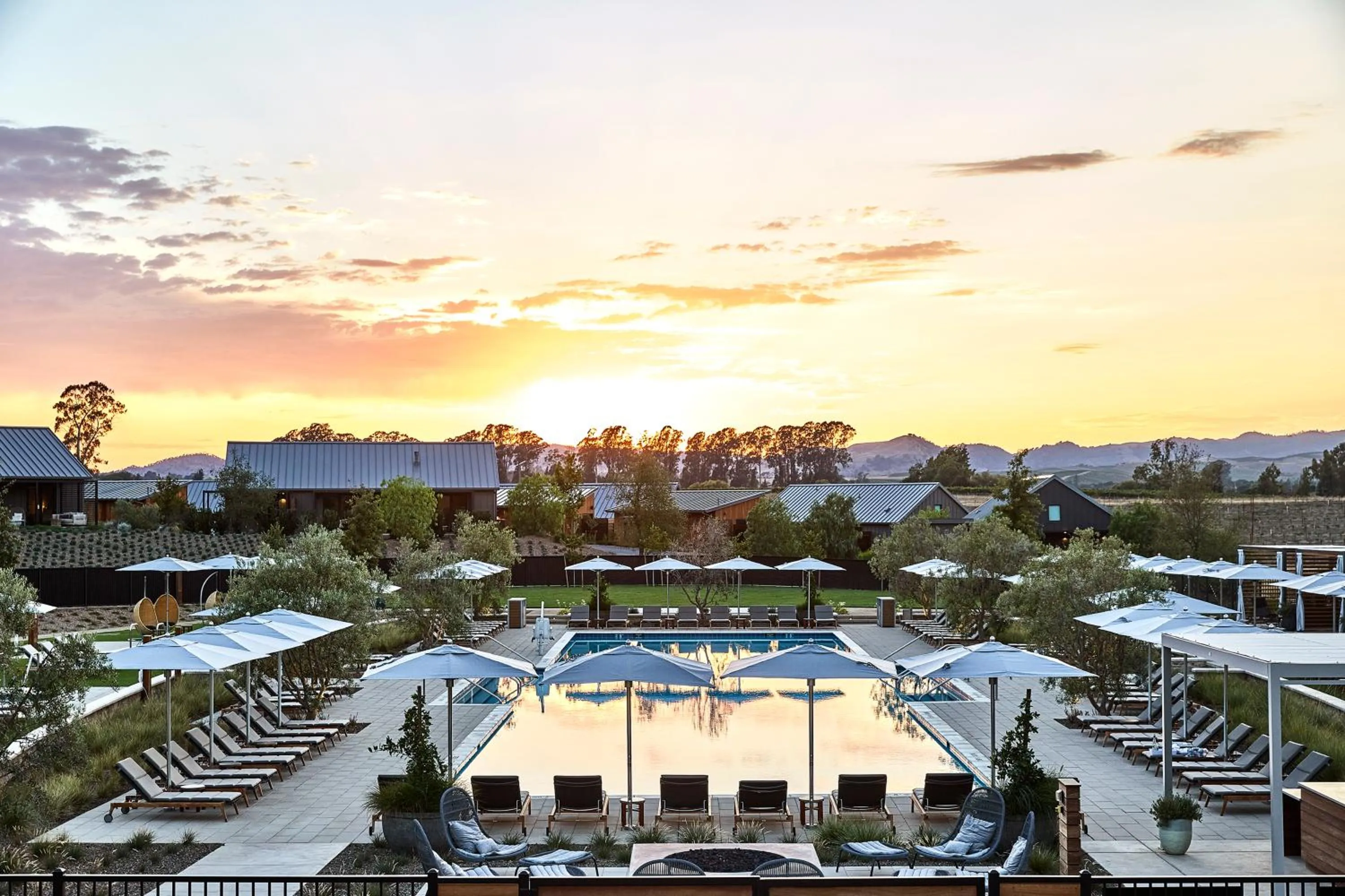 Swimming pool in Stanly Ranch, Auberge Collection