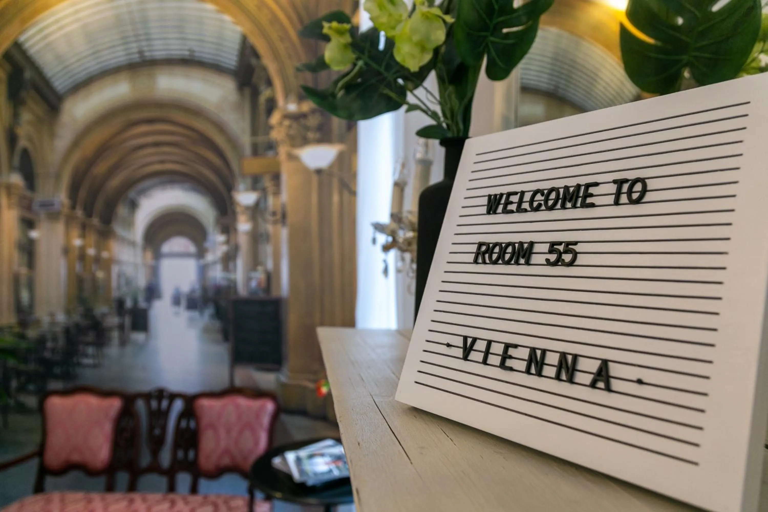 Lobby or reception in Room 55