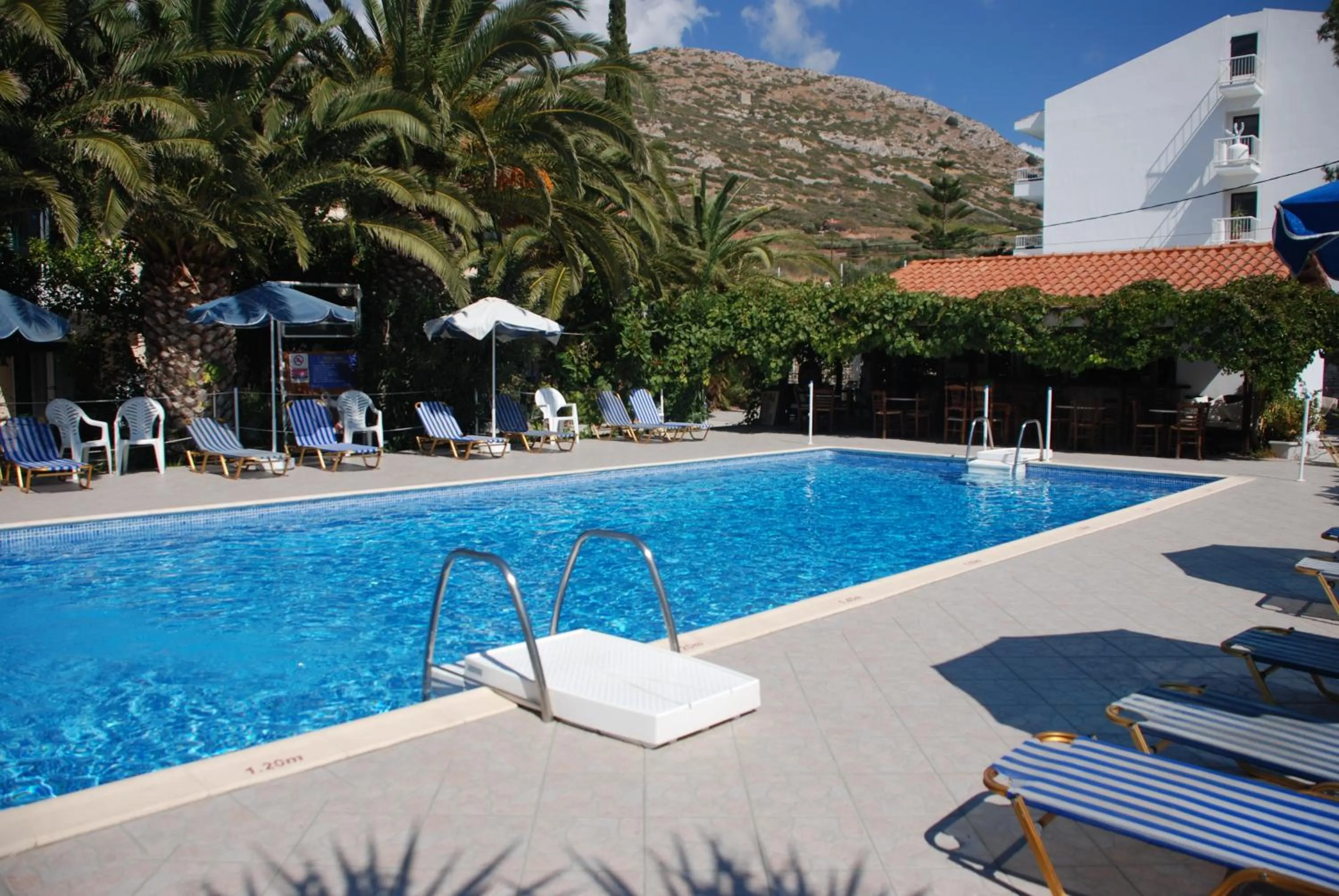 Pool view in Anna Studios