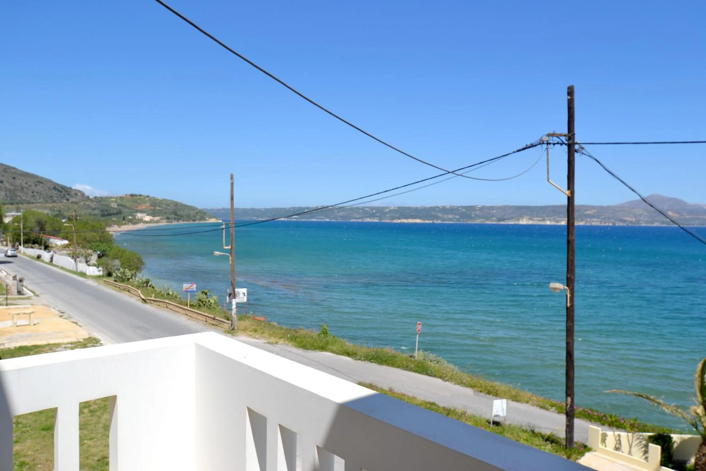 Natural landscape in Kalyves Bay