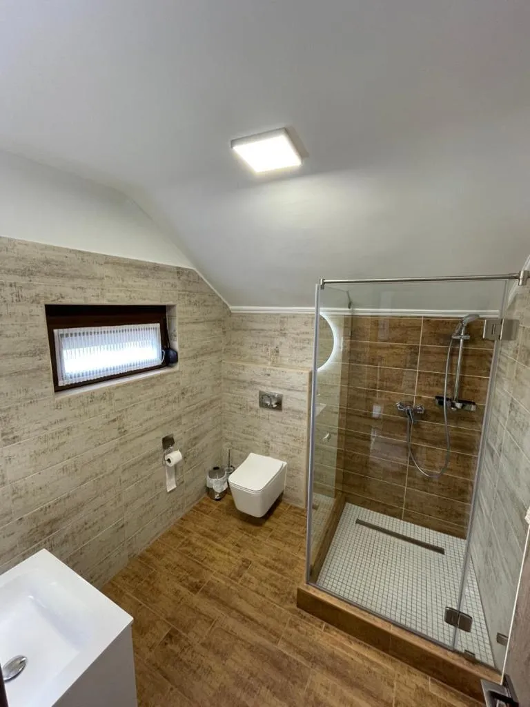 Bathroom in Kukorica Csárda Apartman