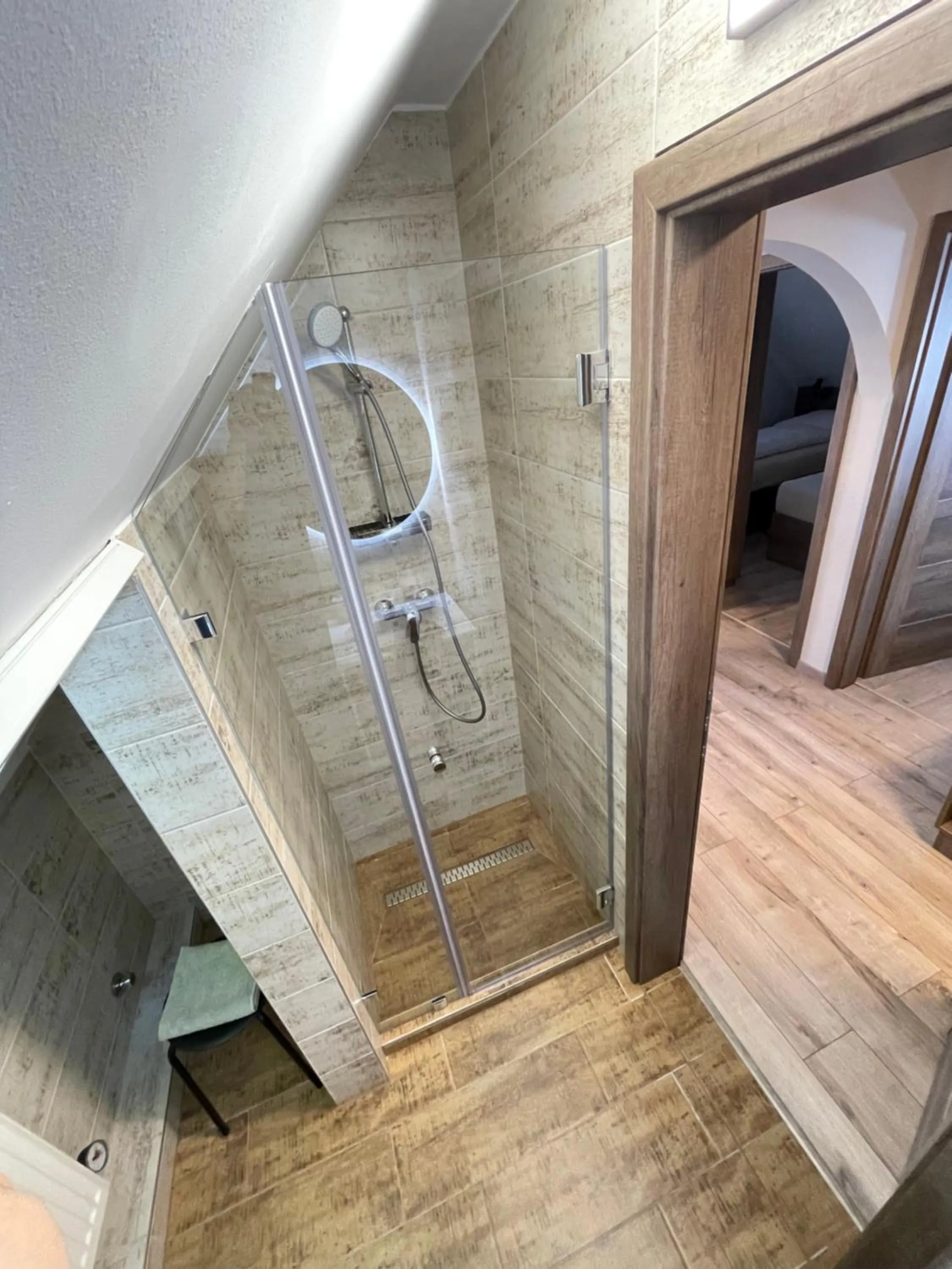 Bathroom in Kukorica Csárda Apartman