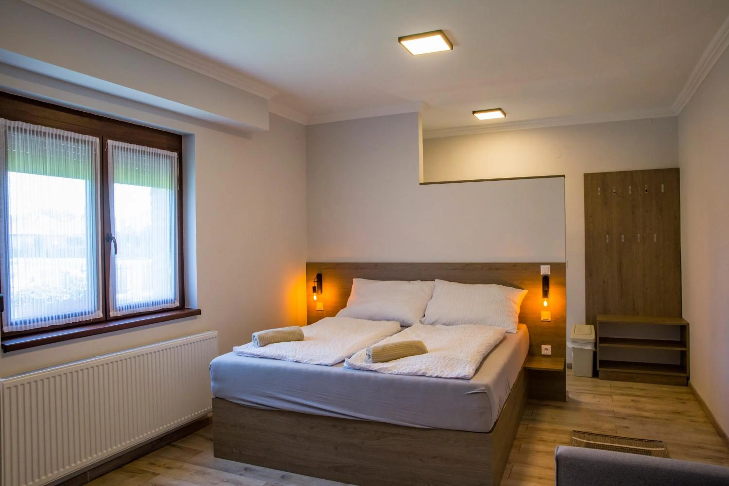 Bed in Kukorica Csárda Apartman