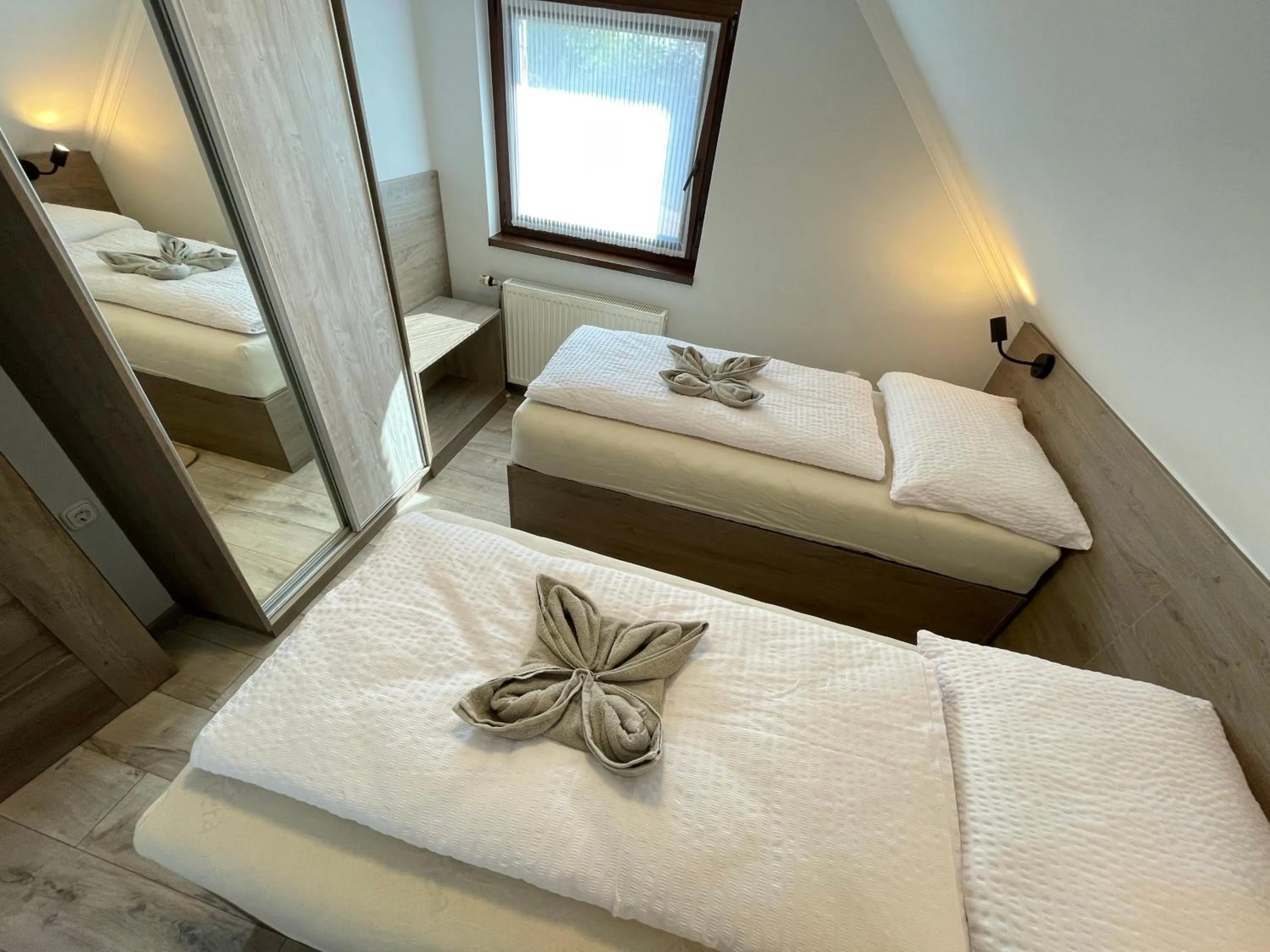 Bed in Kukorica Csárda Apartman