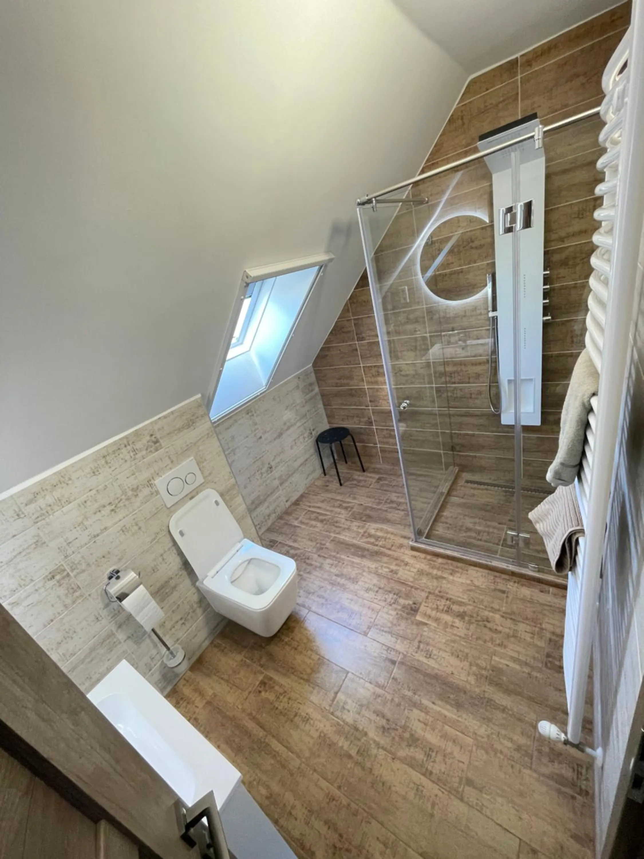 Bathroom in Kukorica Csárda Apartman