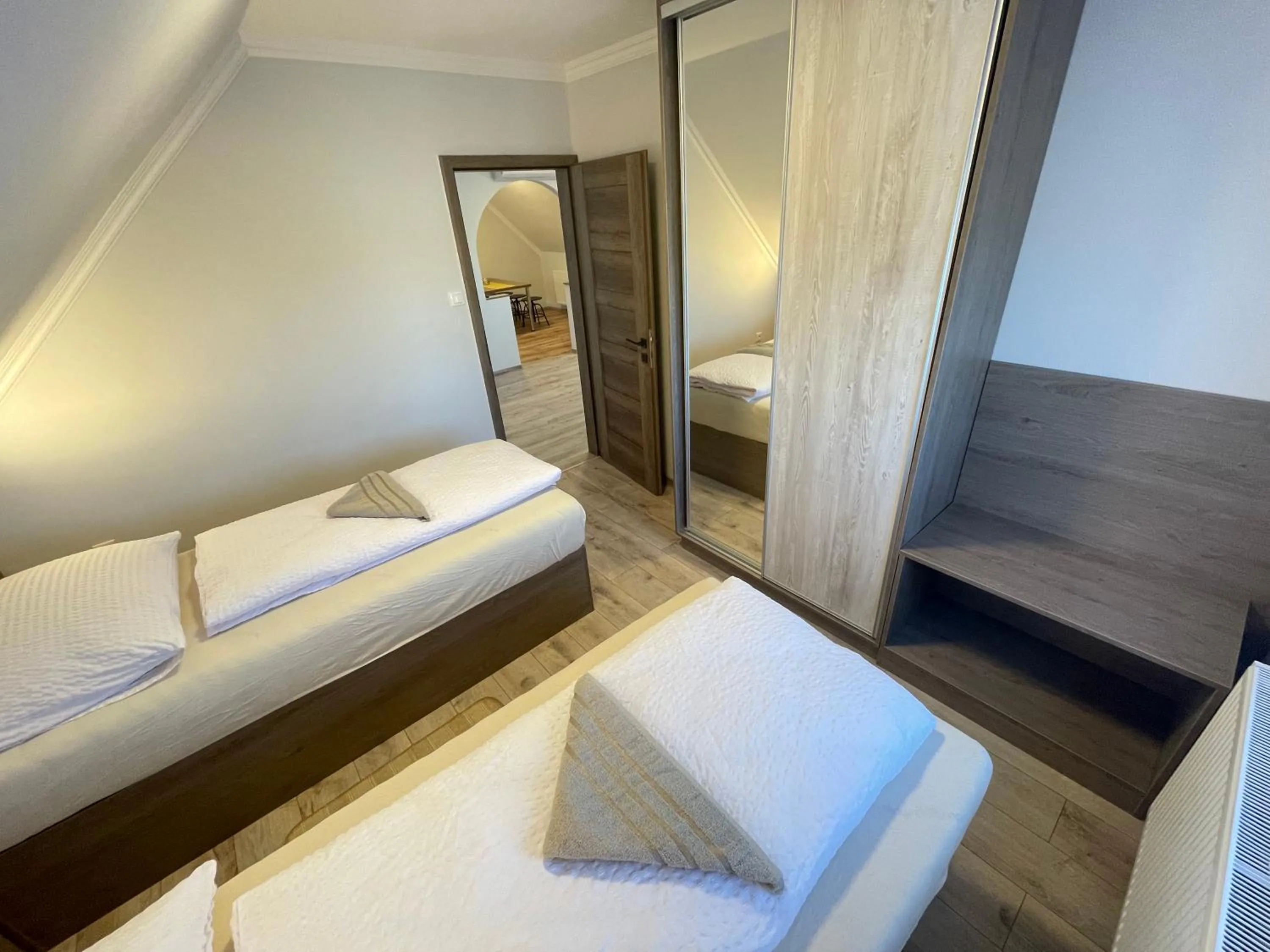 Bed in Kukorica Csárda Apartman