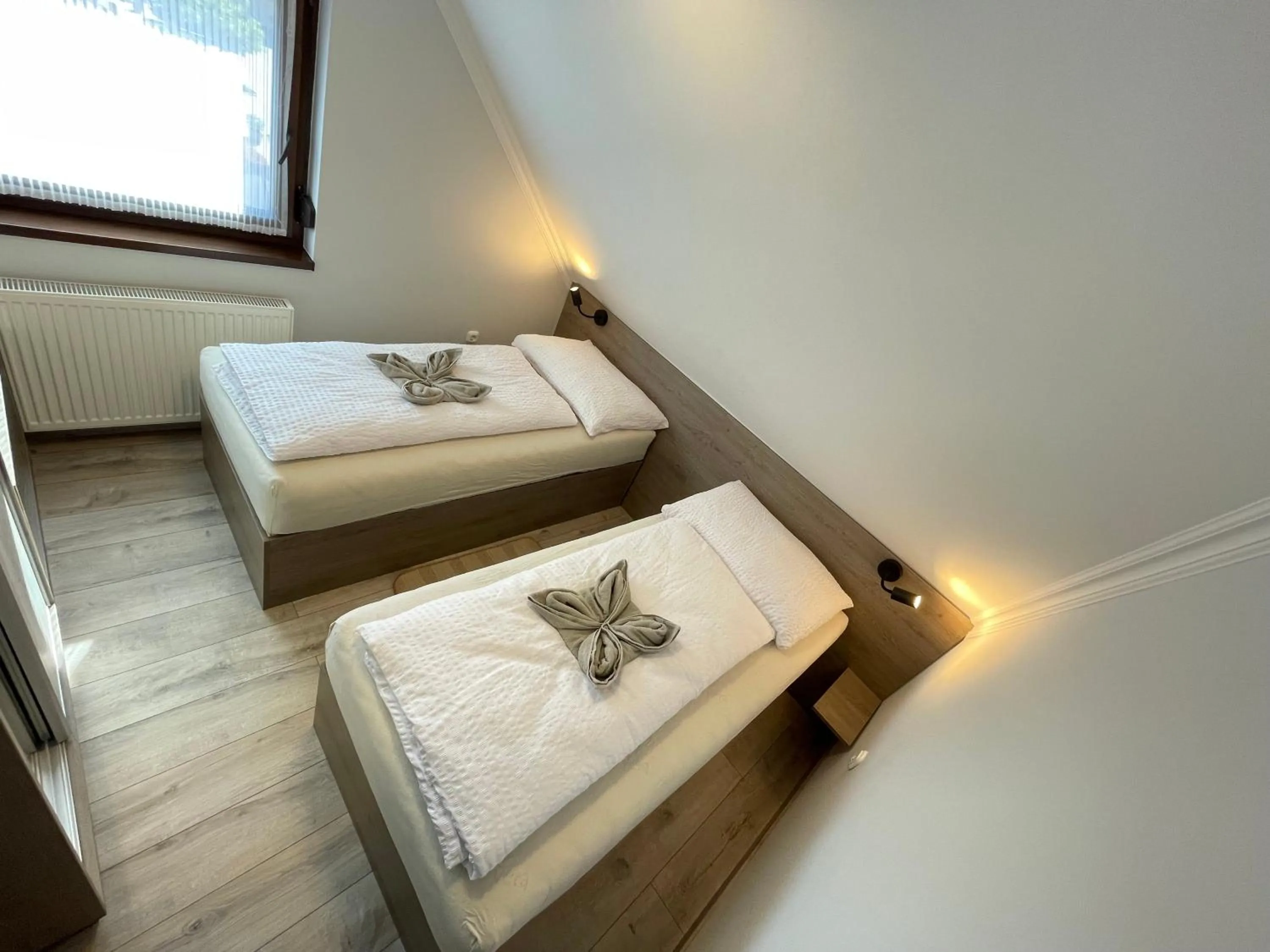 Bed in Kukorica Csárda Apartman