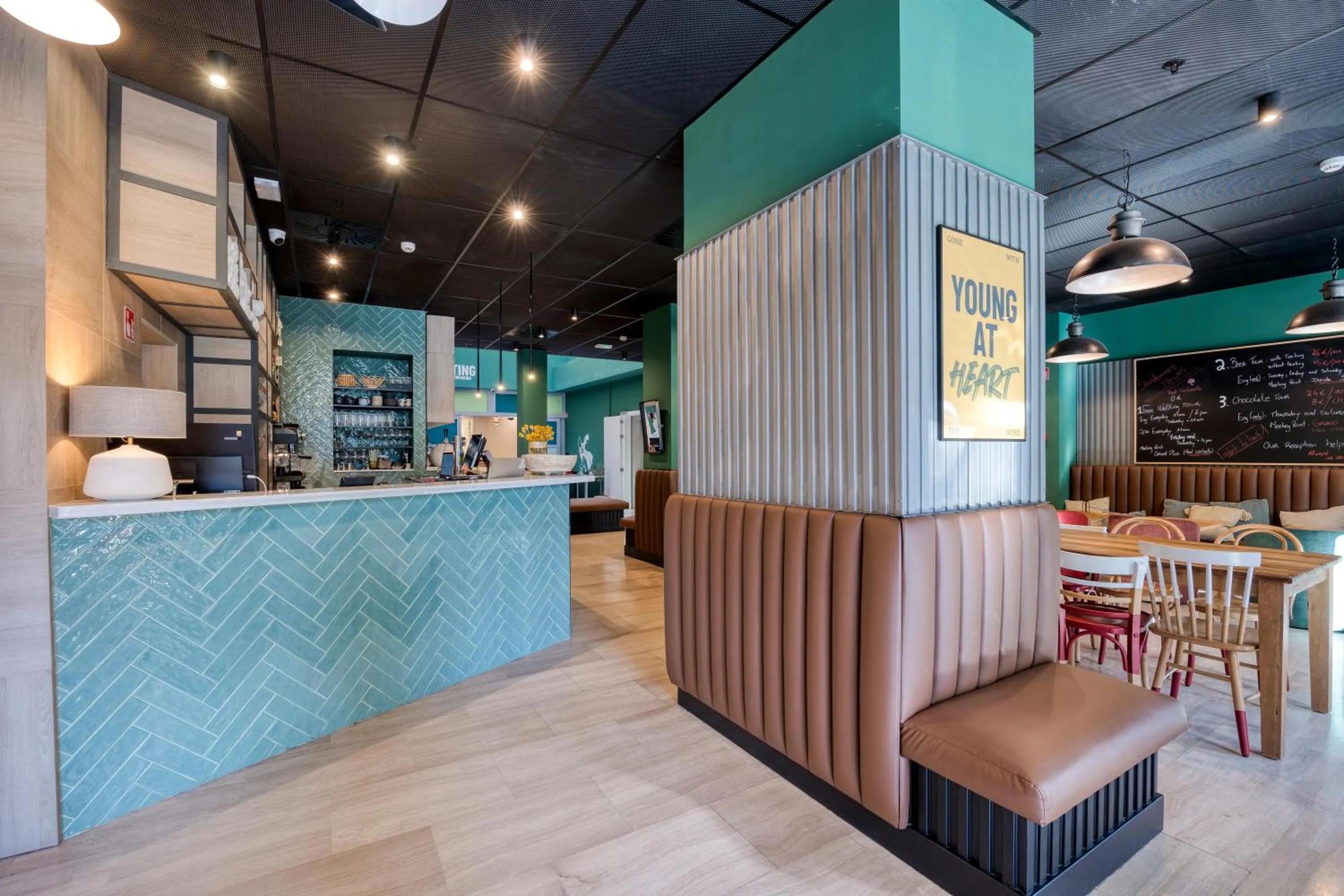 Living room in LATROUPE Grand Place Hostel