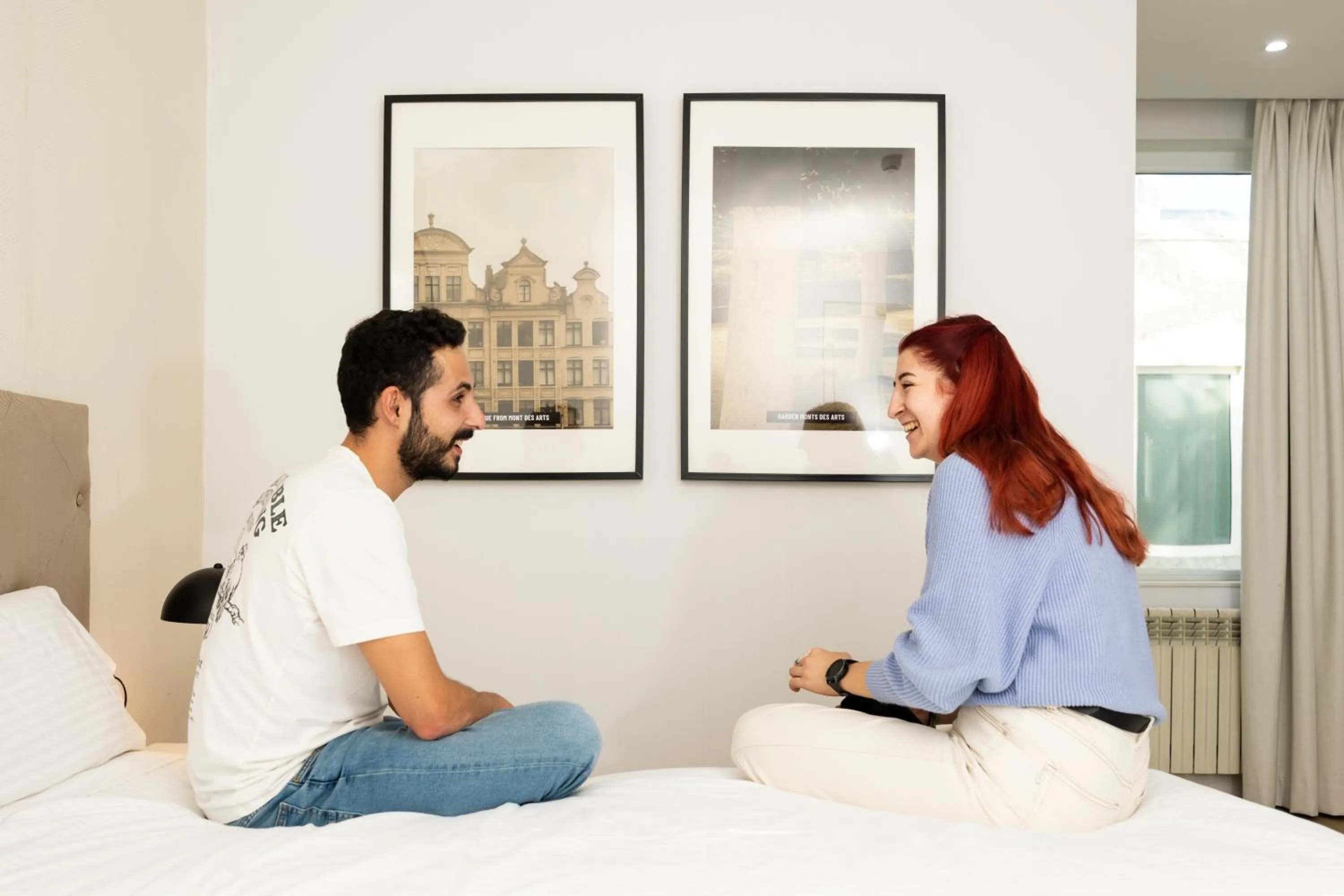Bedroom, Bed in LATROUPE Grand Place Hostel