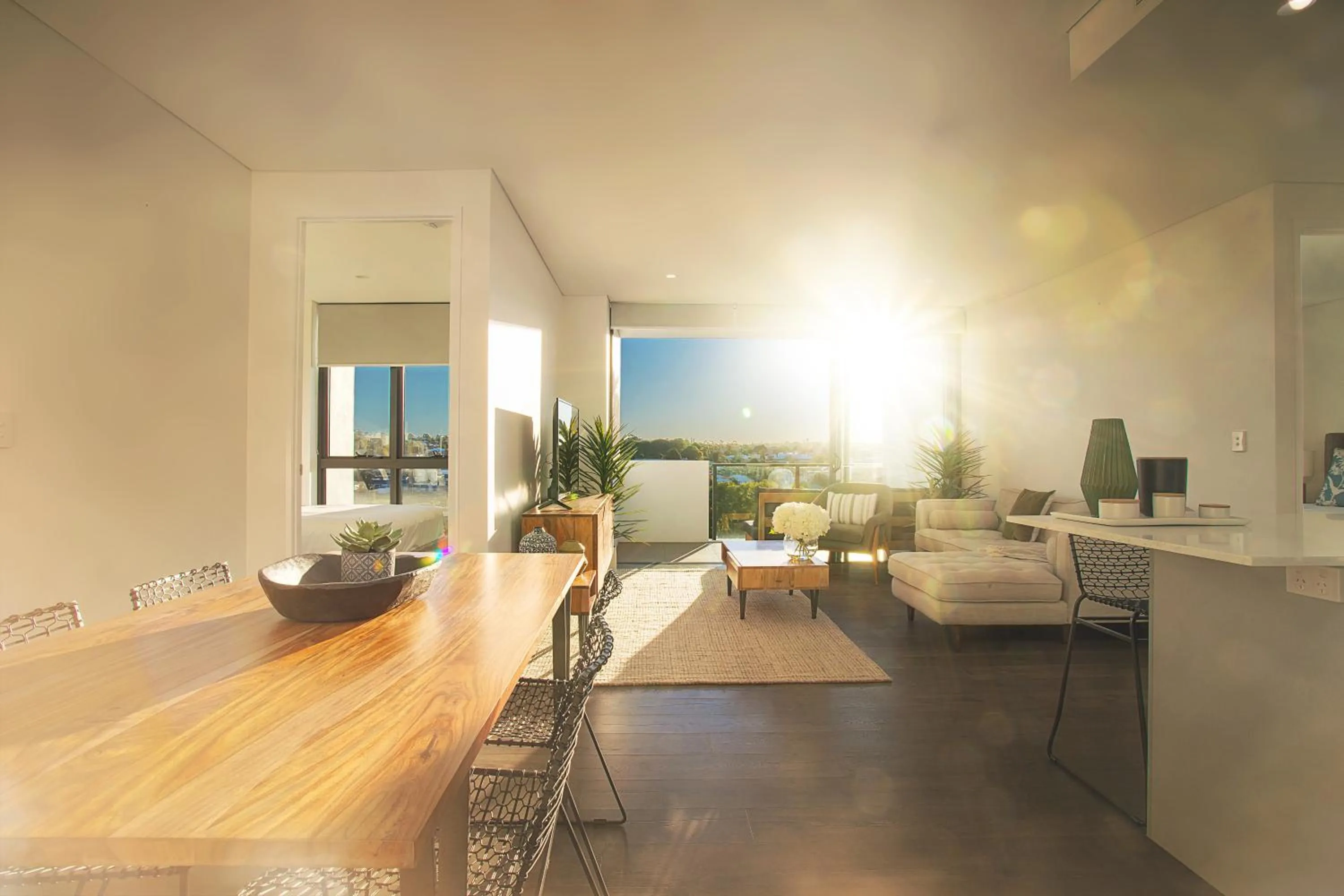 Living room in Inspire Boutique Apartments