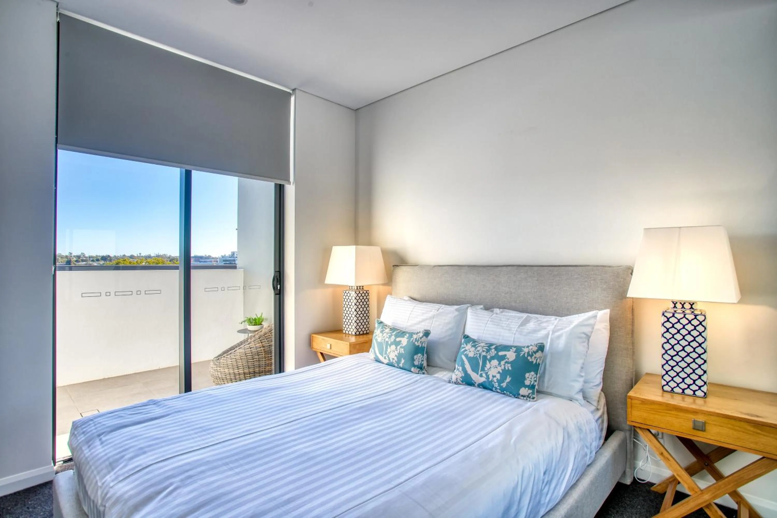 Bed in Inspire Boutique Apartments