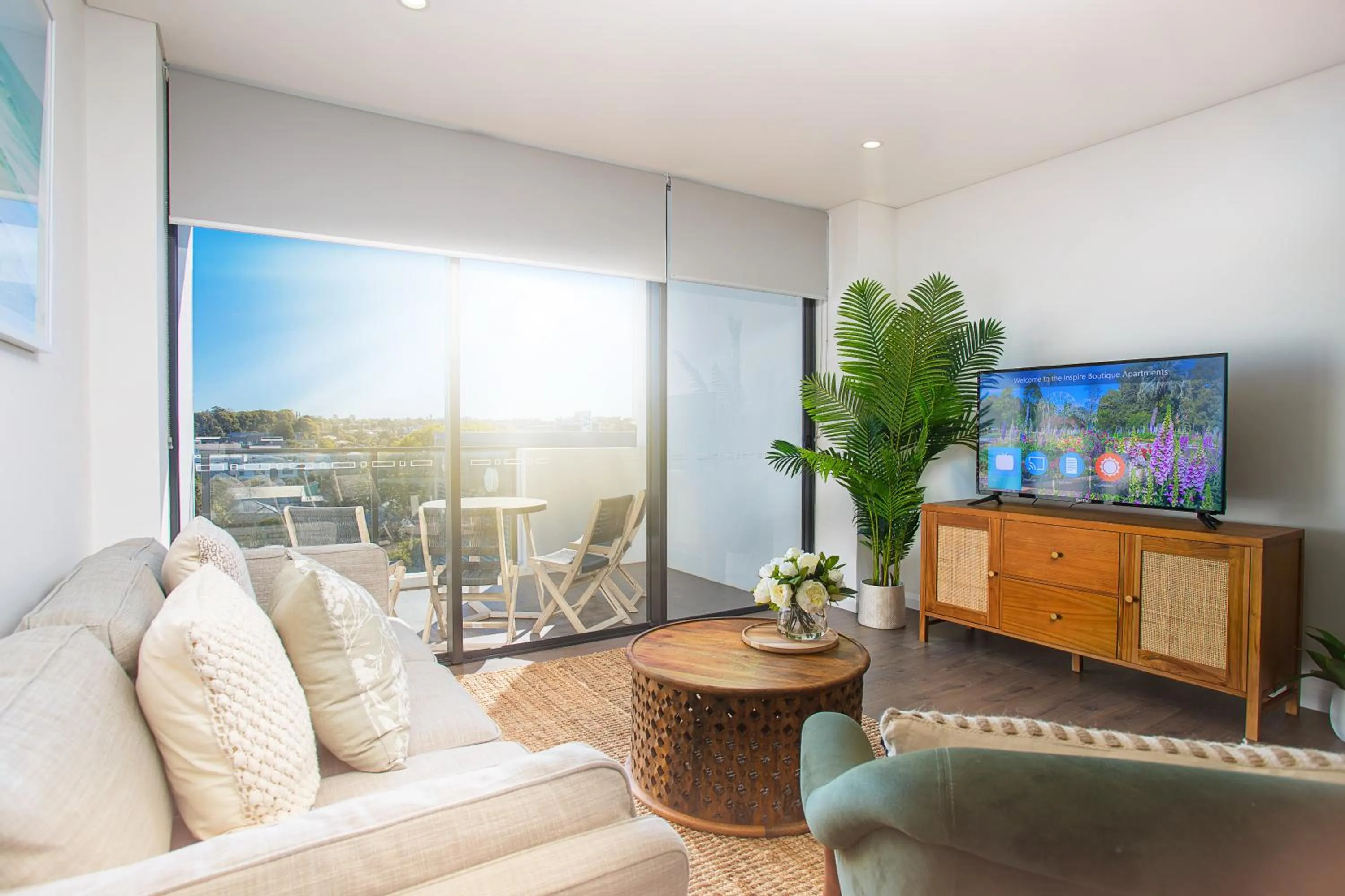 Living room in Inspire Boutique Apartments