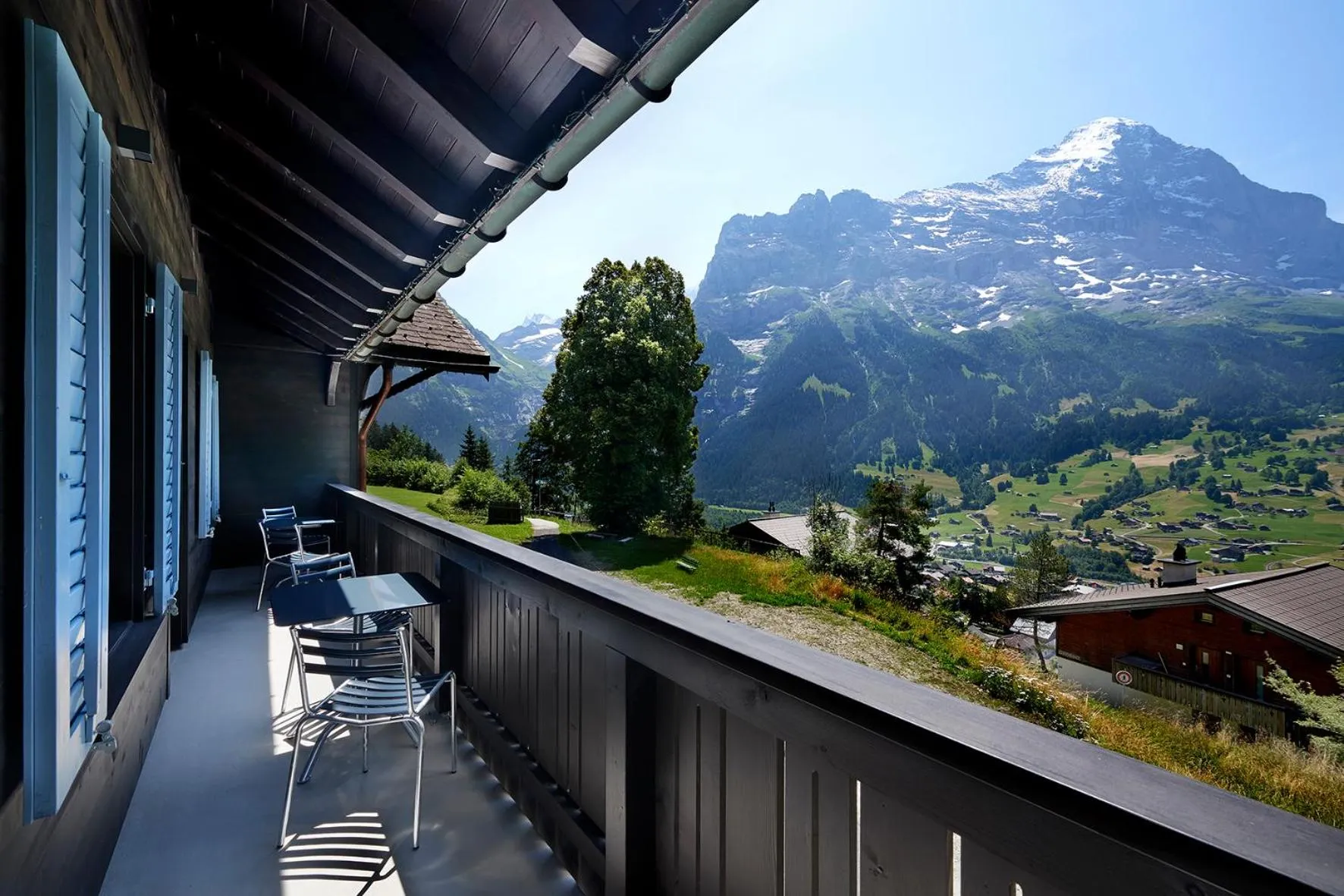 Balcony/Terrace in Eiger View Alpine Lodge