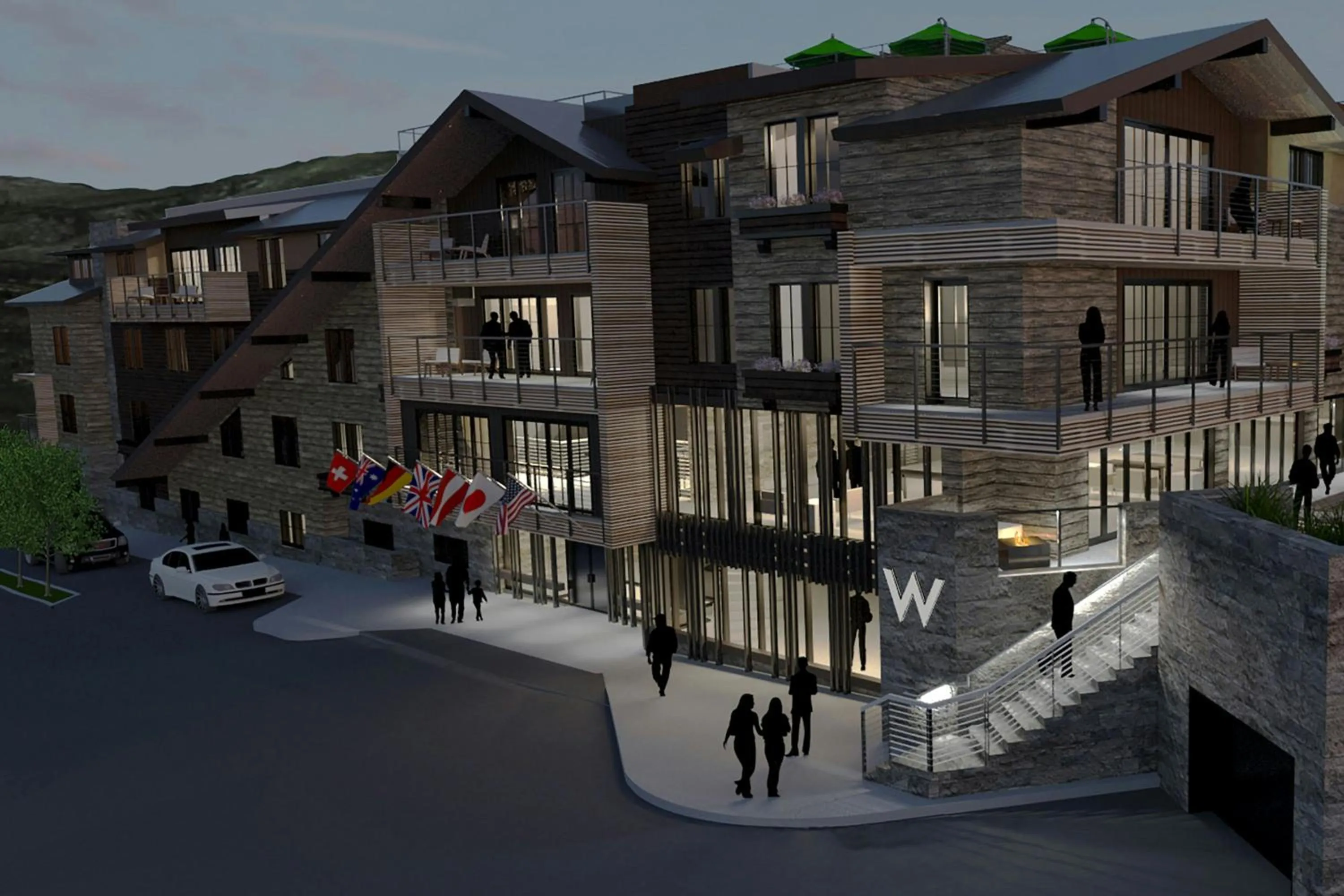 Property building in The Sky Residences at W Aspen