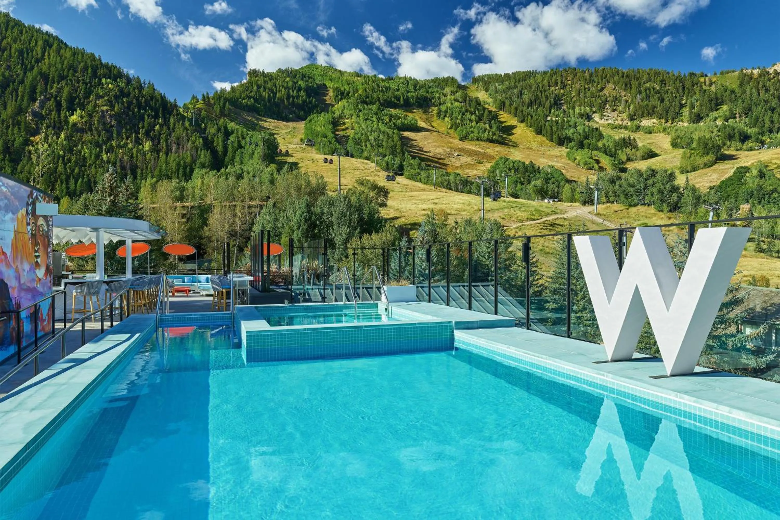 Swimming pool in The Sky Residences at W Aspen