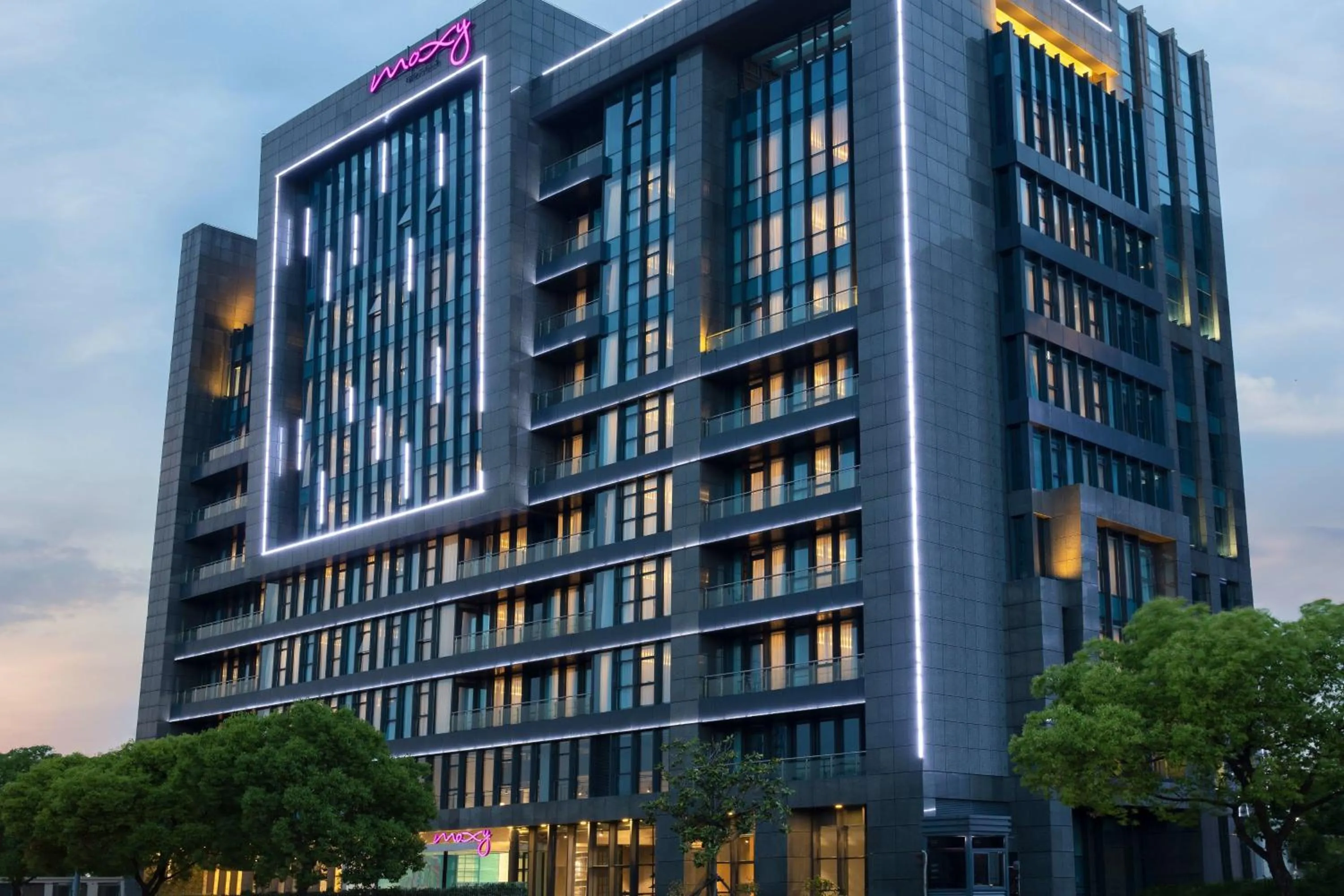 Property building in Moxy Shanghai Hongqiao NECC